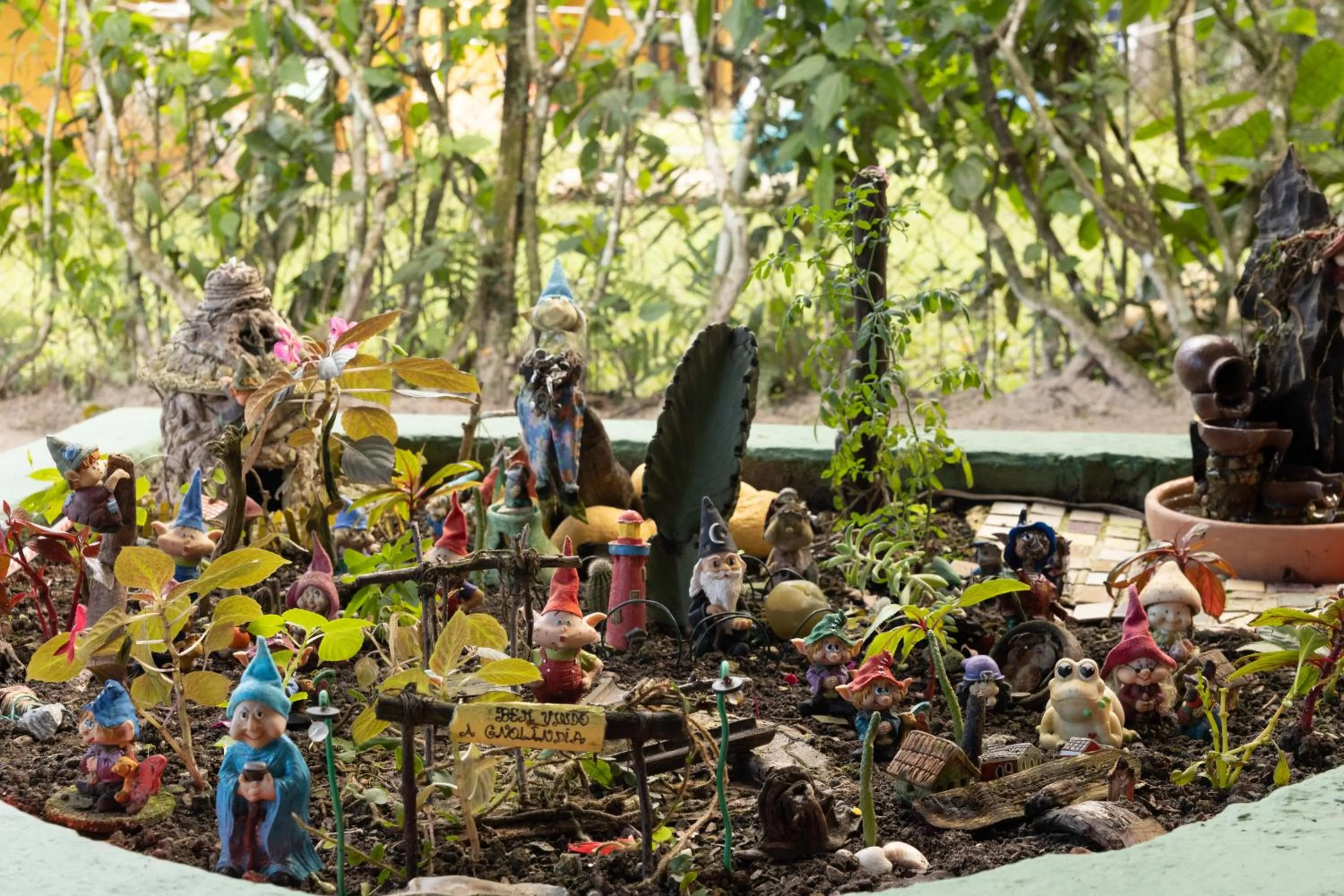 Decorative detail in Pousada Recanto das Cores