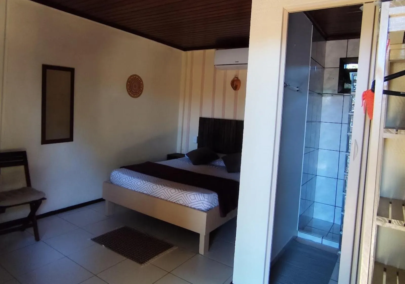 Bedroom, Bed in Pousada Recanto das Cores