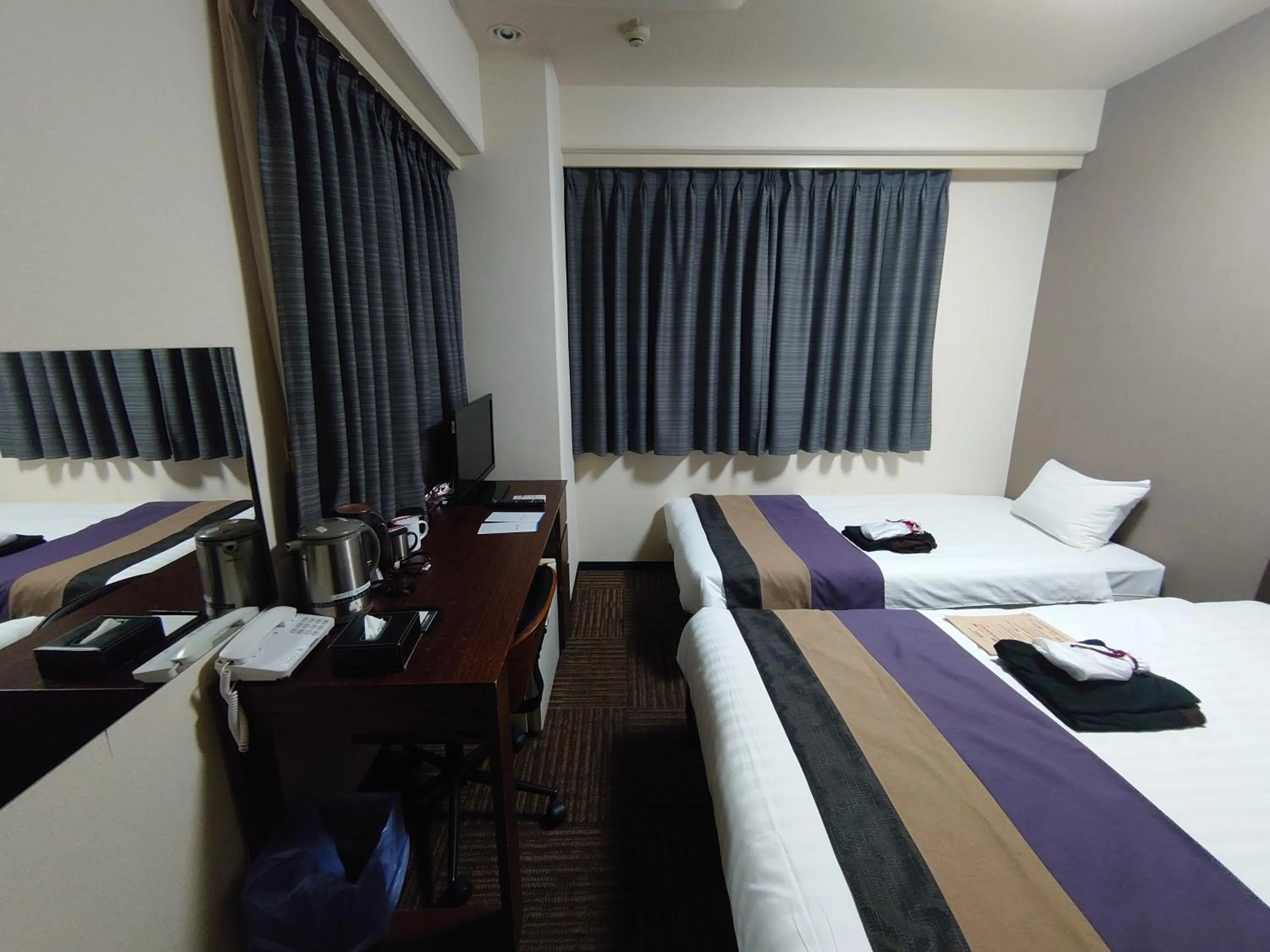 Bed in Hotel Area One Oita