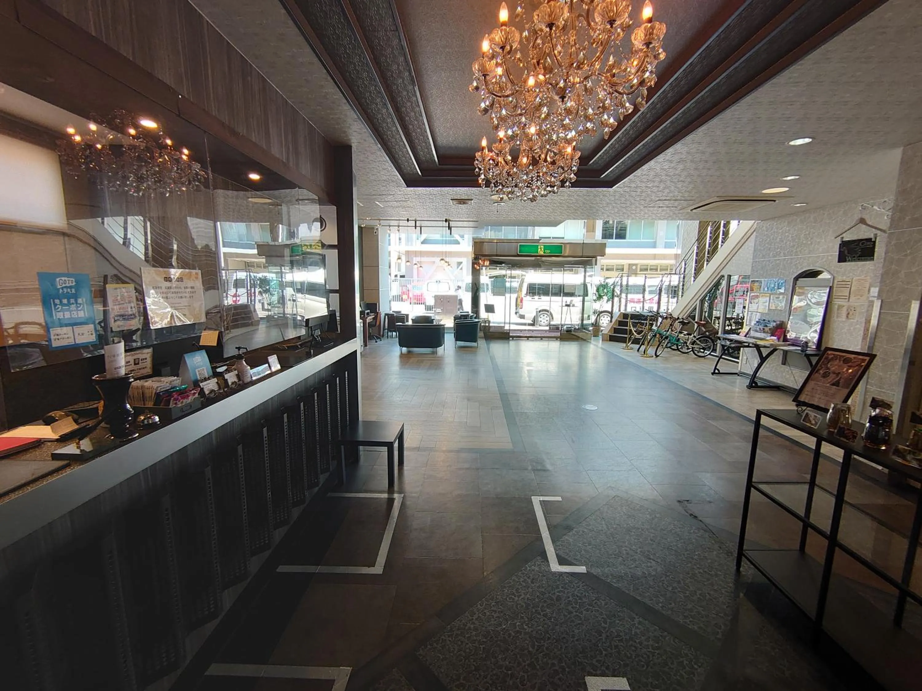 Lobby or reception in Hotel Area One Oita