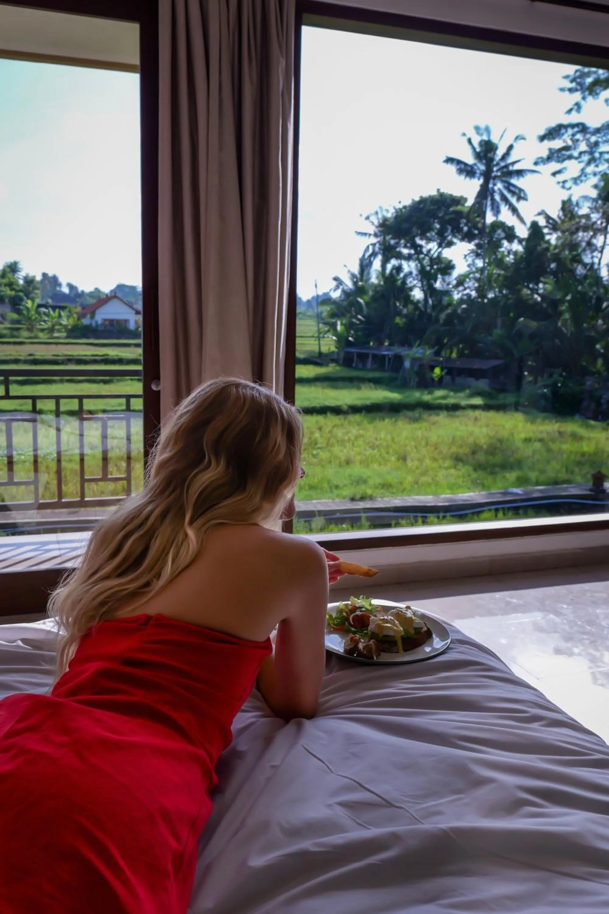 Property building, Bed in Kubu Bali Baik Villa & Resort - CHSE Certified