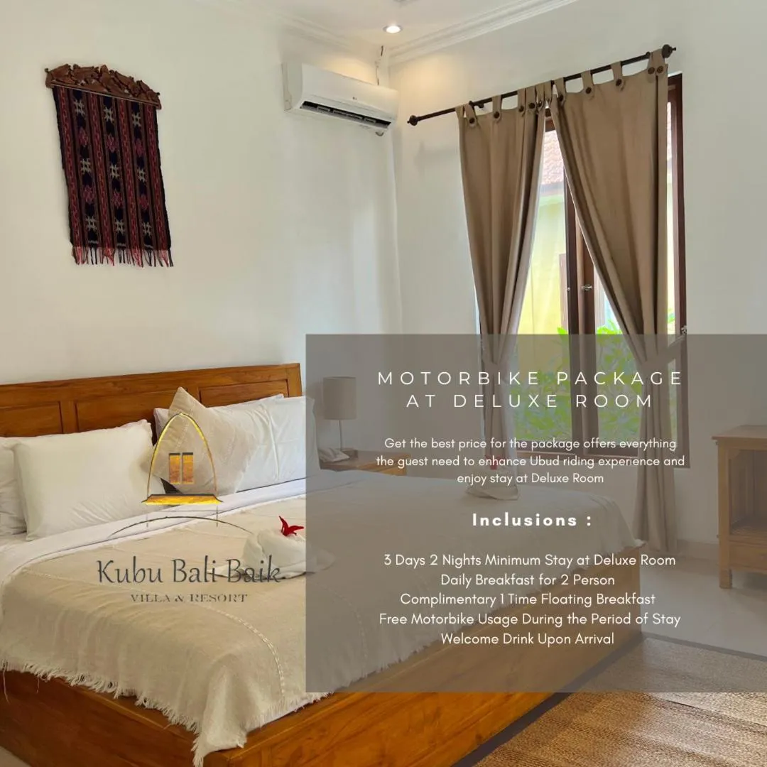 Property building, Bed in Kubu Bali Baik Villa & Resort - CHSE Certified
