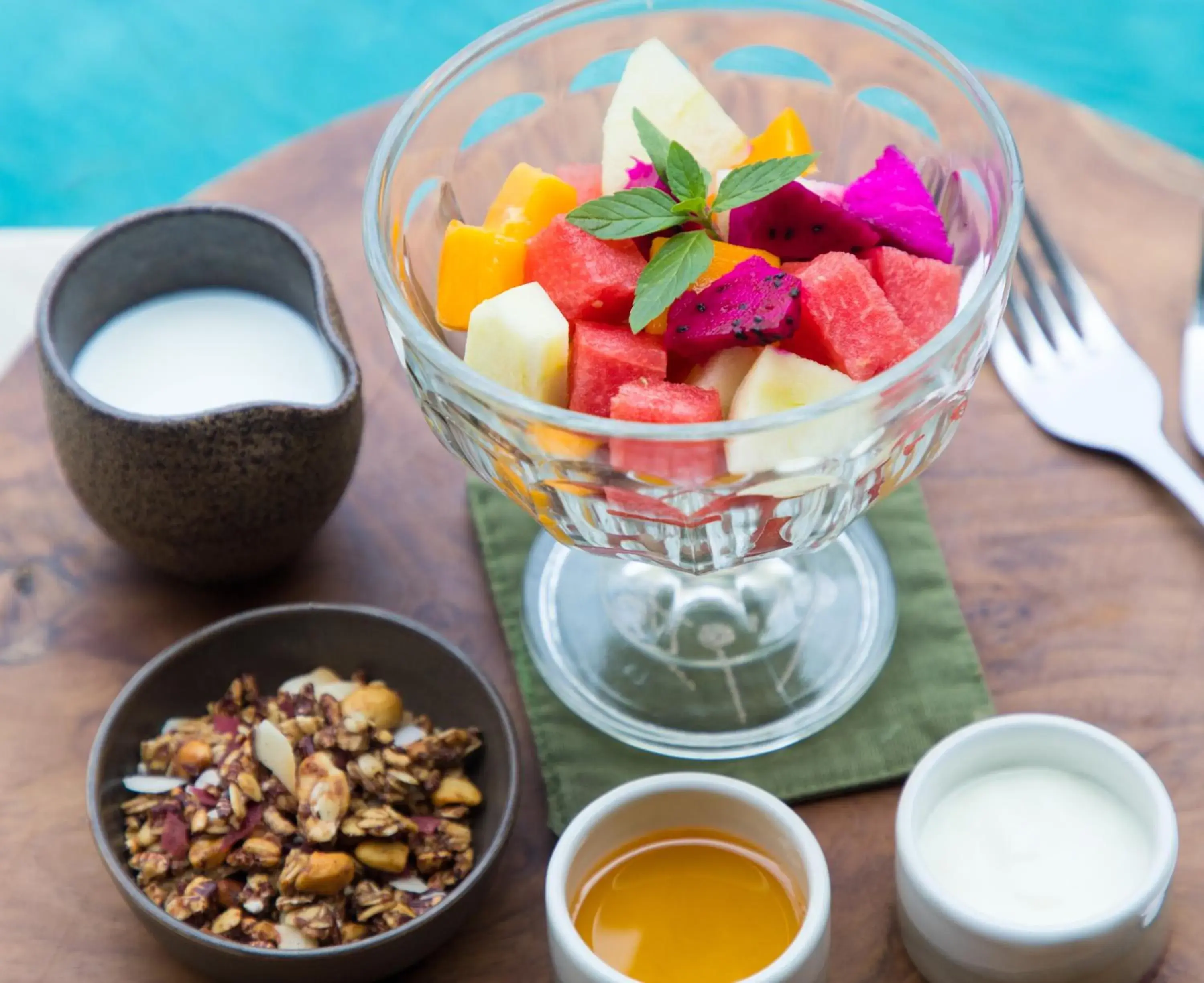 Breakfast in De Ubud Villas & Spa Breakfast in De Ubud Villas & Spa