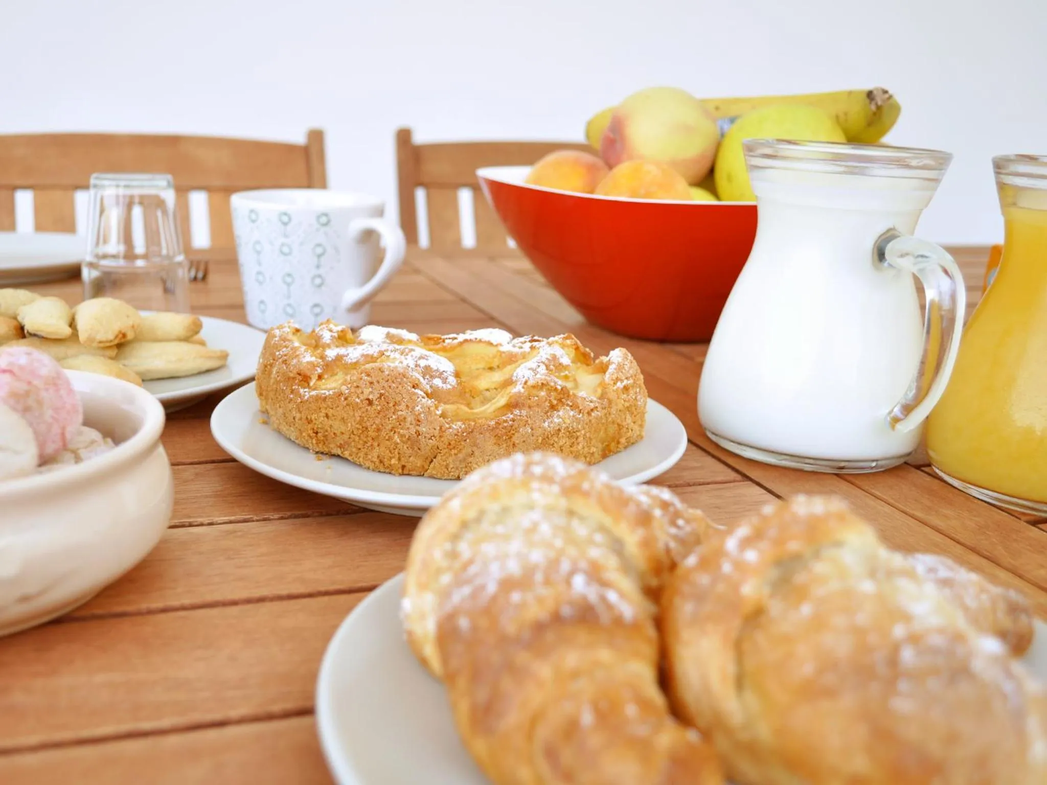 Italian breakfast in B&B Lamie Di Olimpia