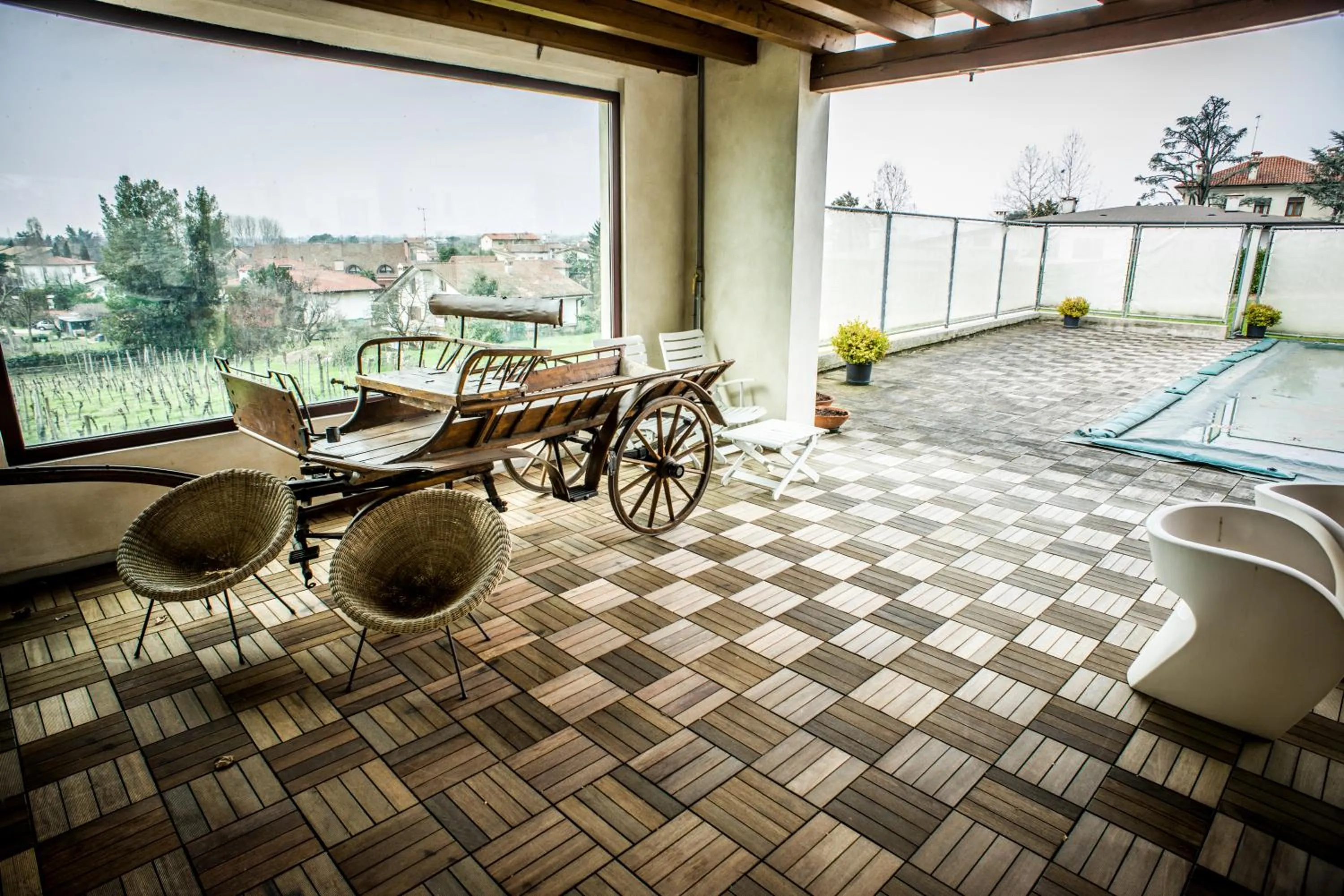 Balcony/Terrace in Villa Dragoni