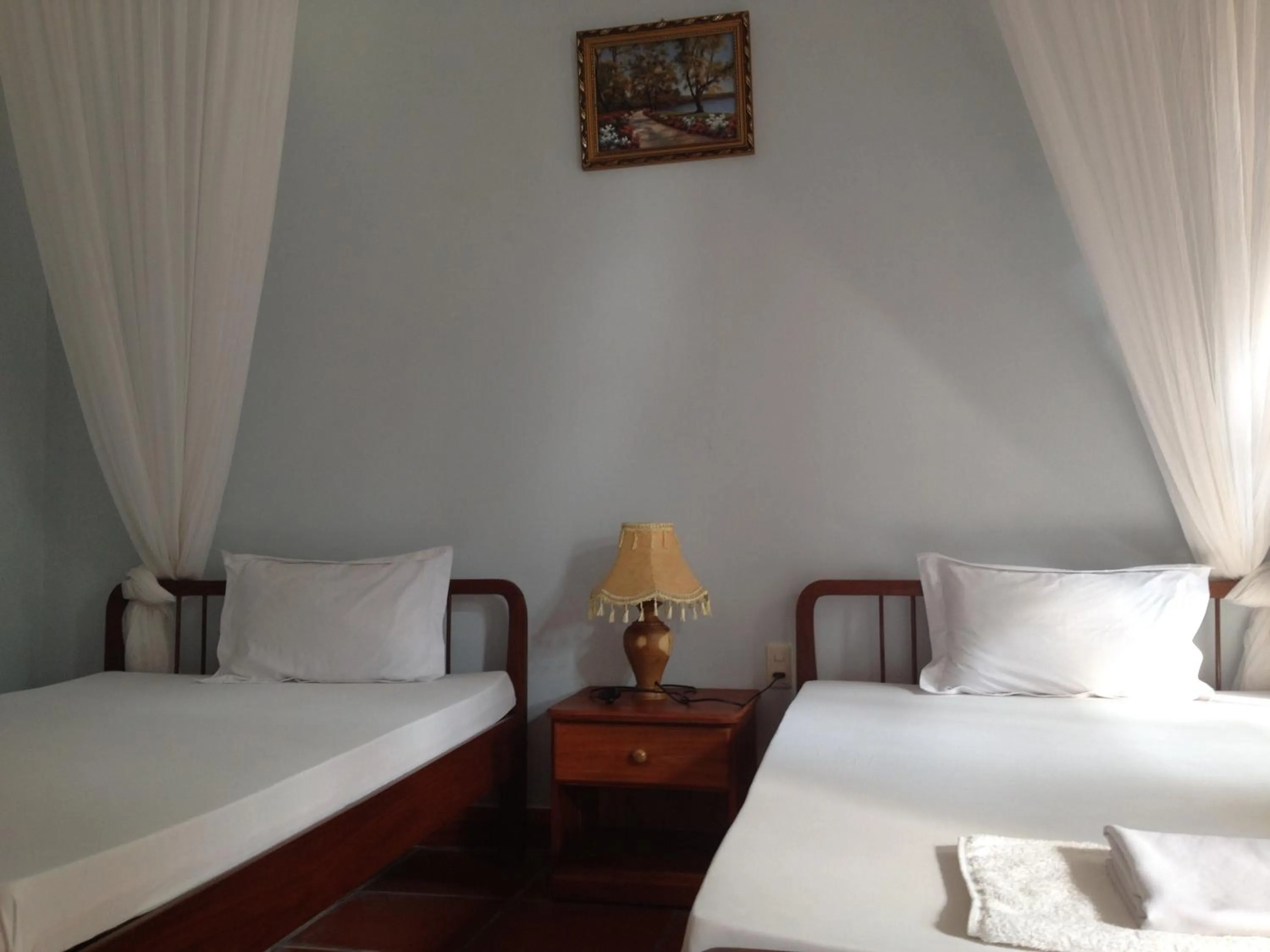 Decorative detail, Bed in Hiep Hoa Resort