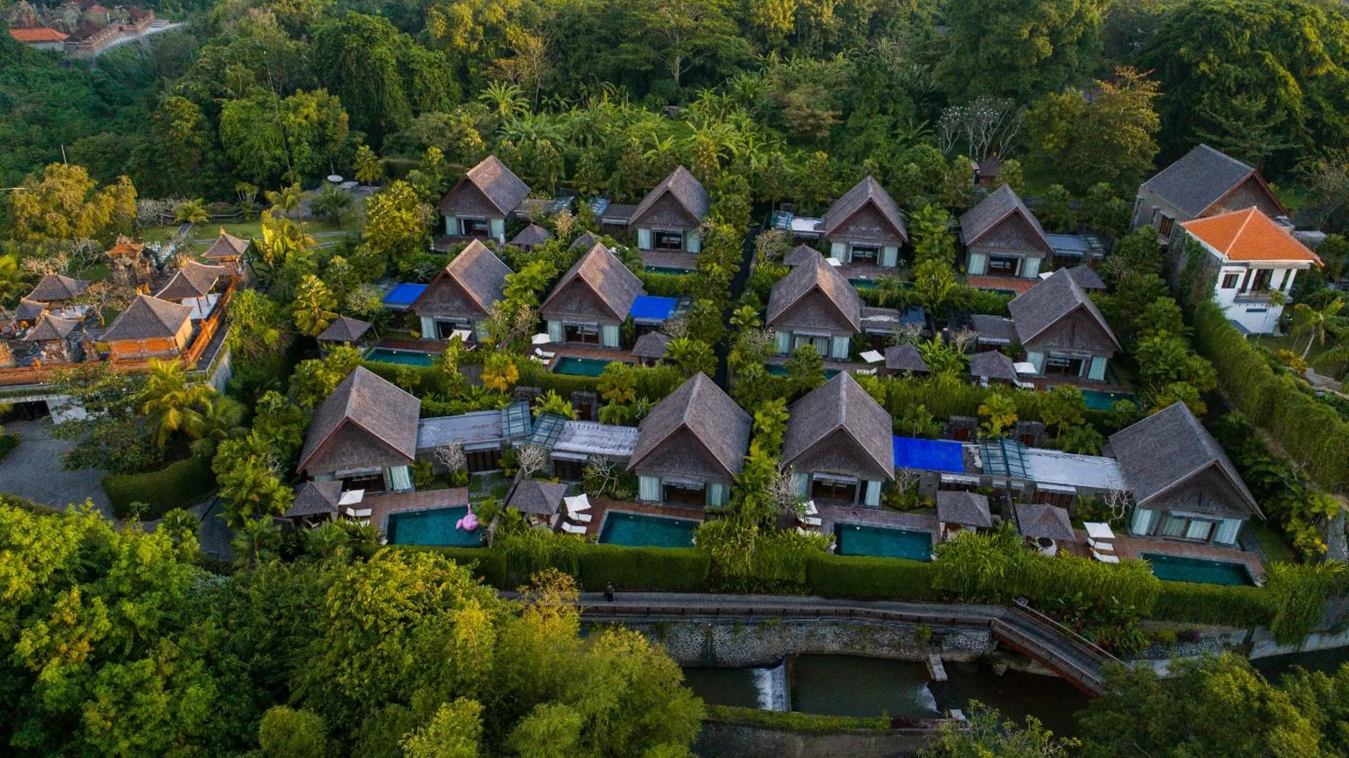 Bird's eye view in Sanctoo Suites & Villas