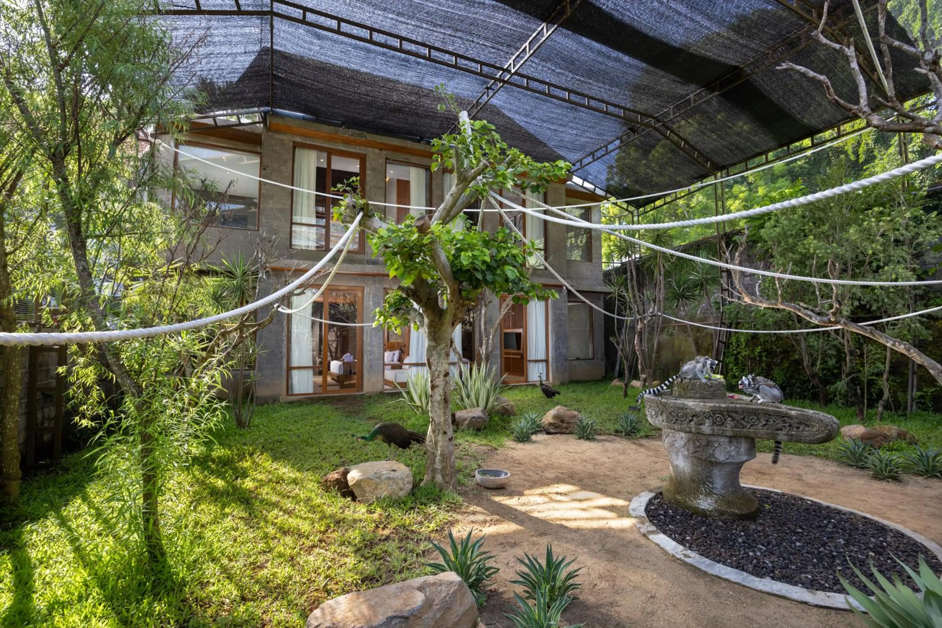 Garden view in Sanctoo Suites & Villas