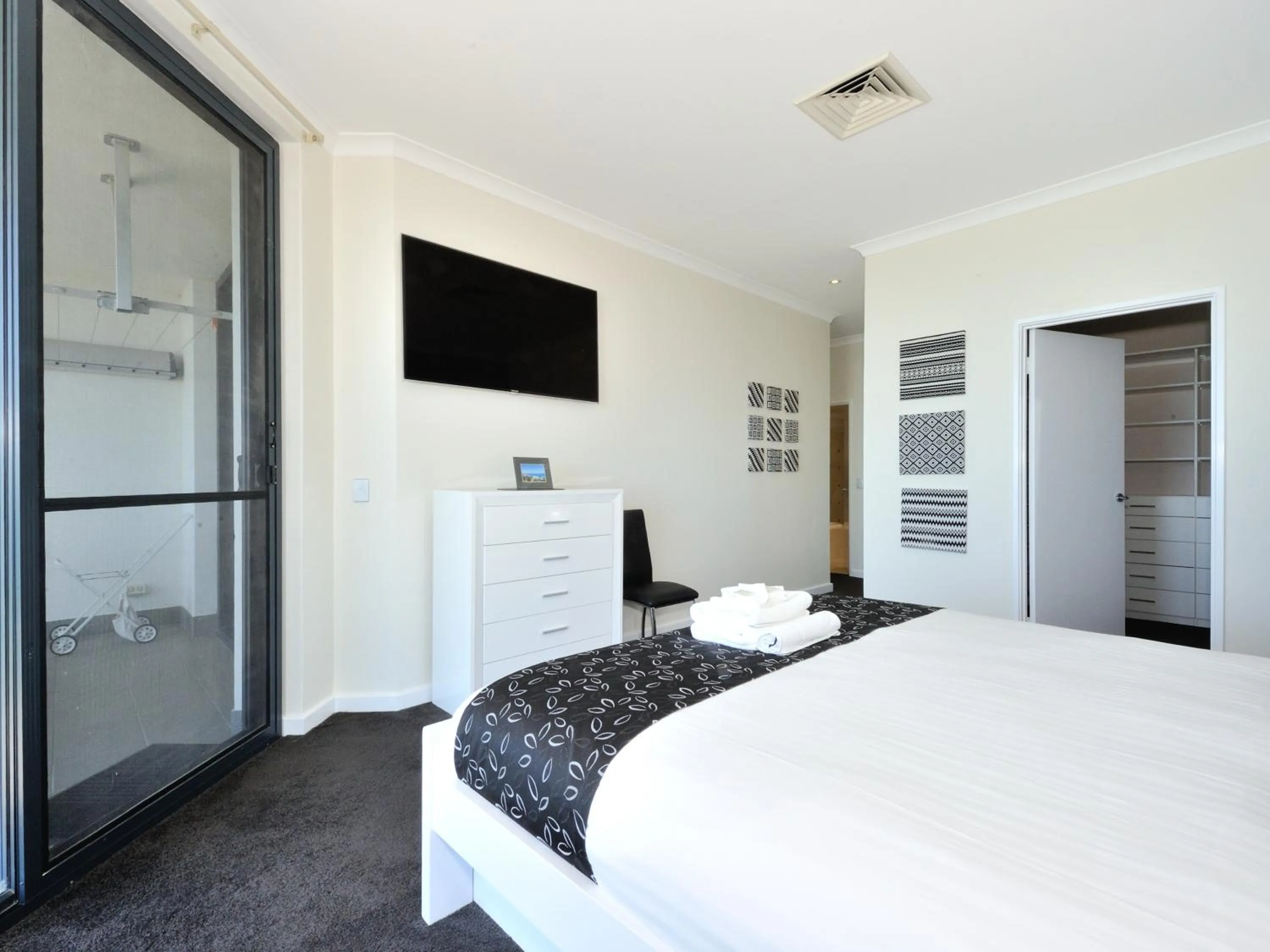 Bed in Nautilus by Rockingham Apartments