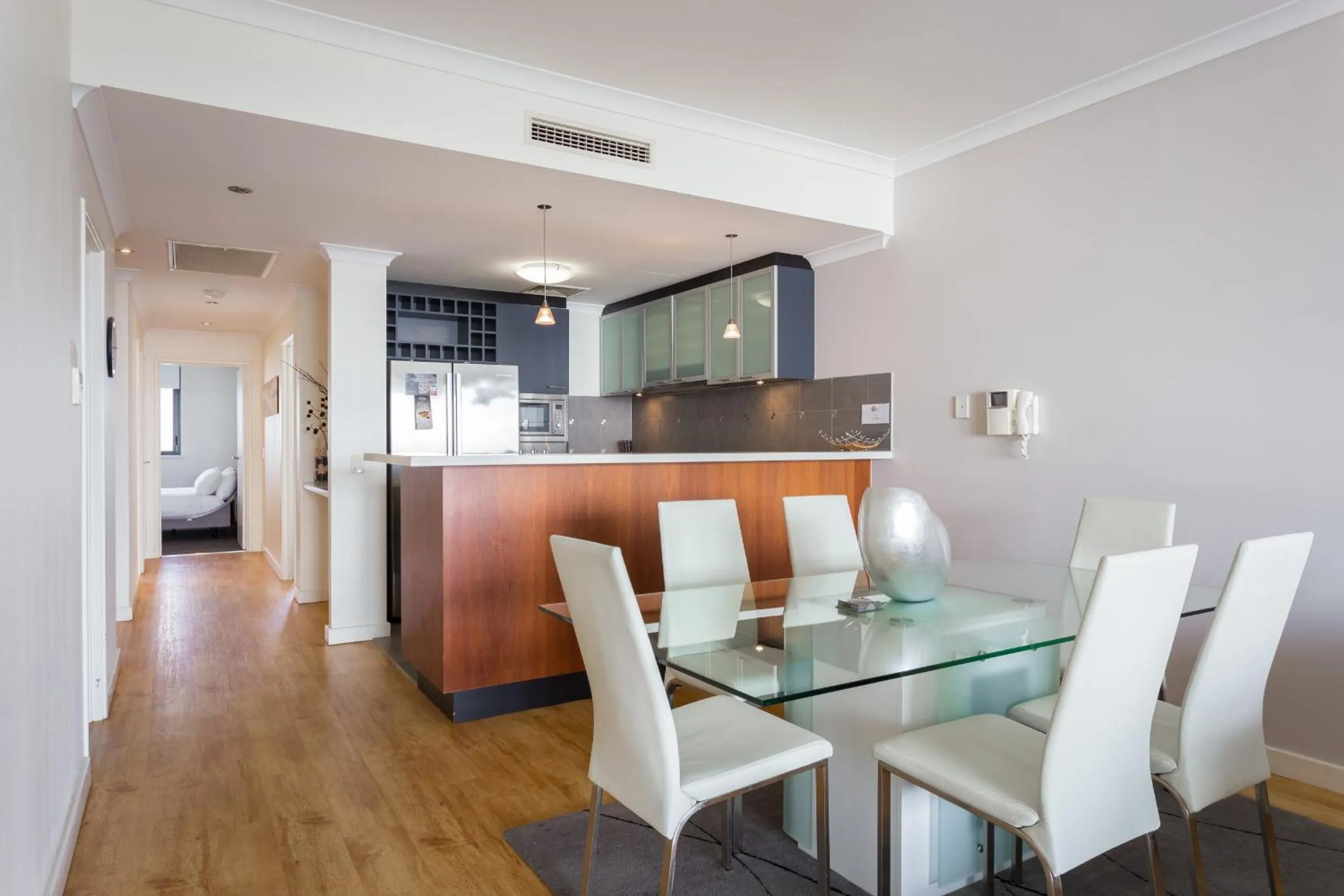 Dining area in Nautilus by Rockingham Apartments