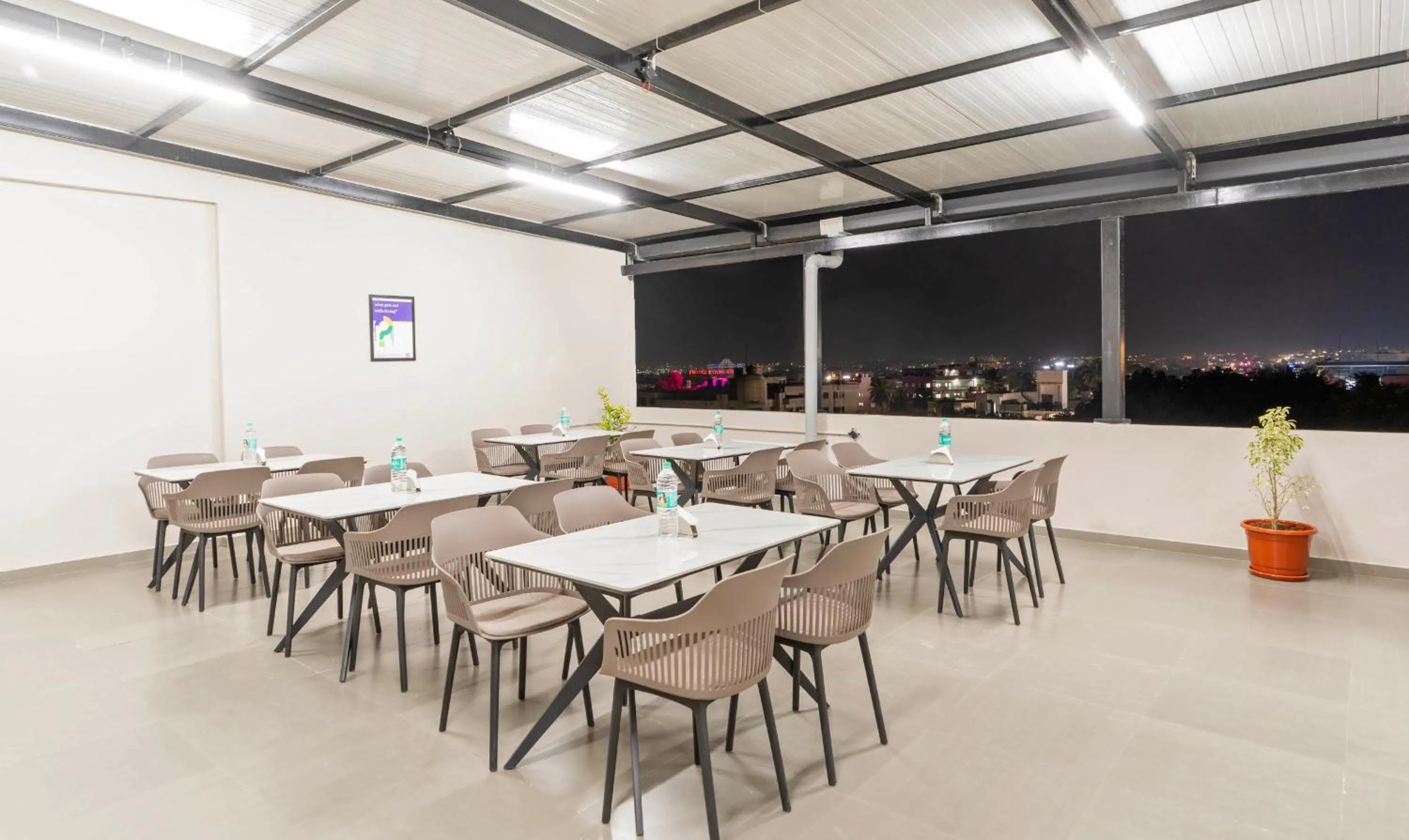 Dining area in Treebo Global Orchid