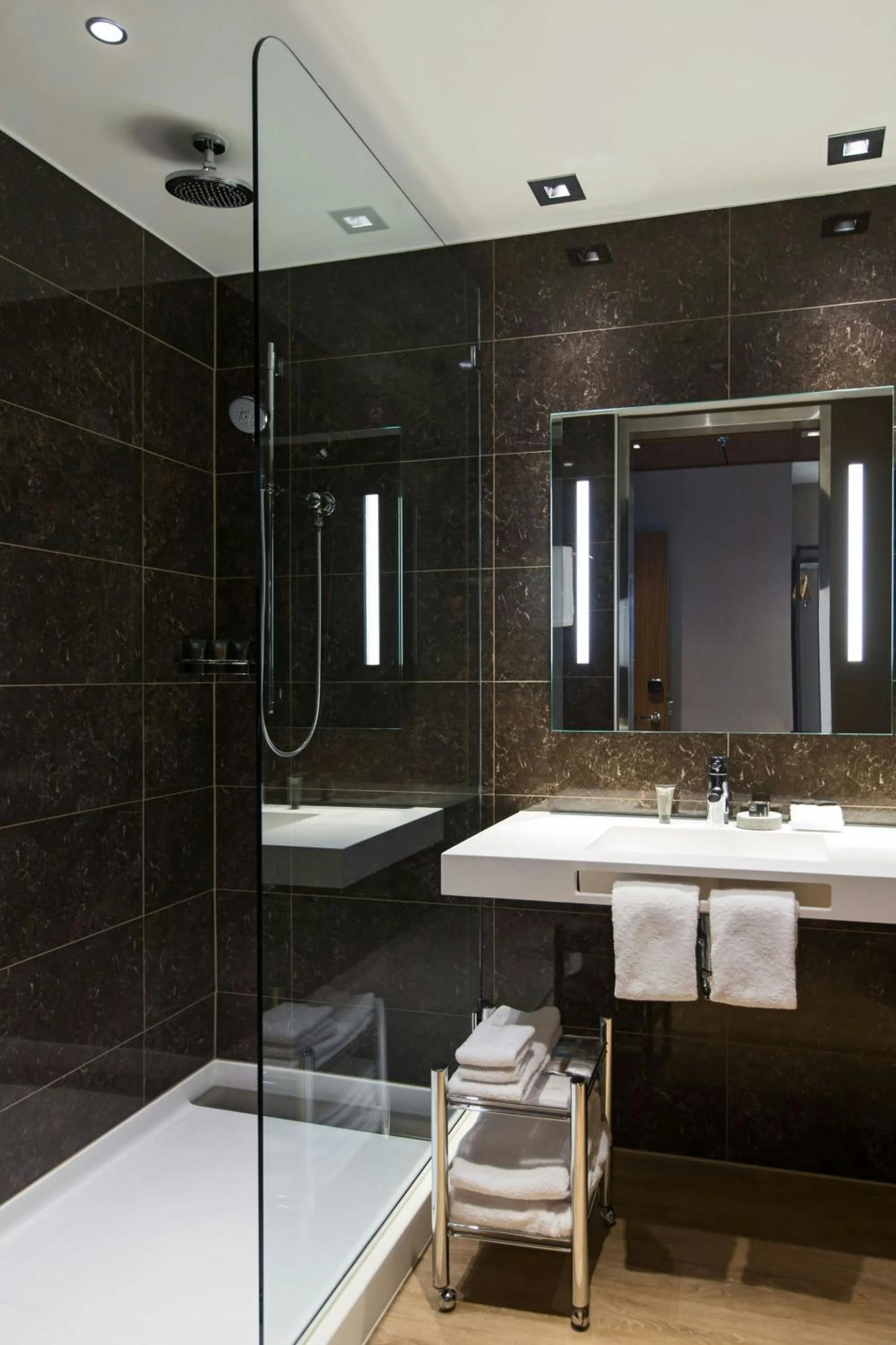 Bathroom in AC Hotel Cincinnati at Liberty Center