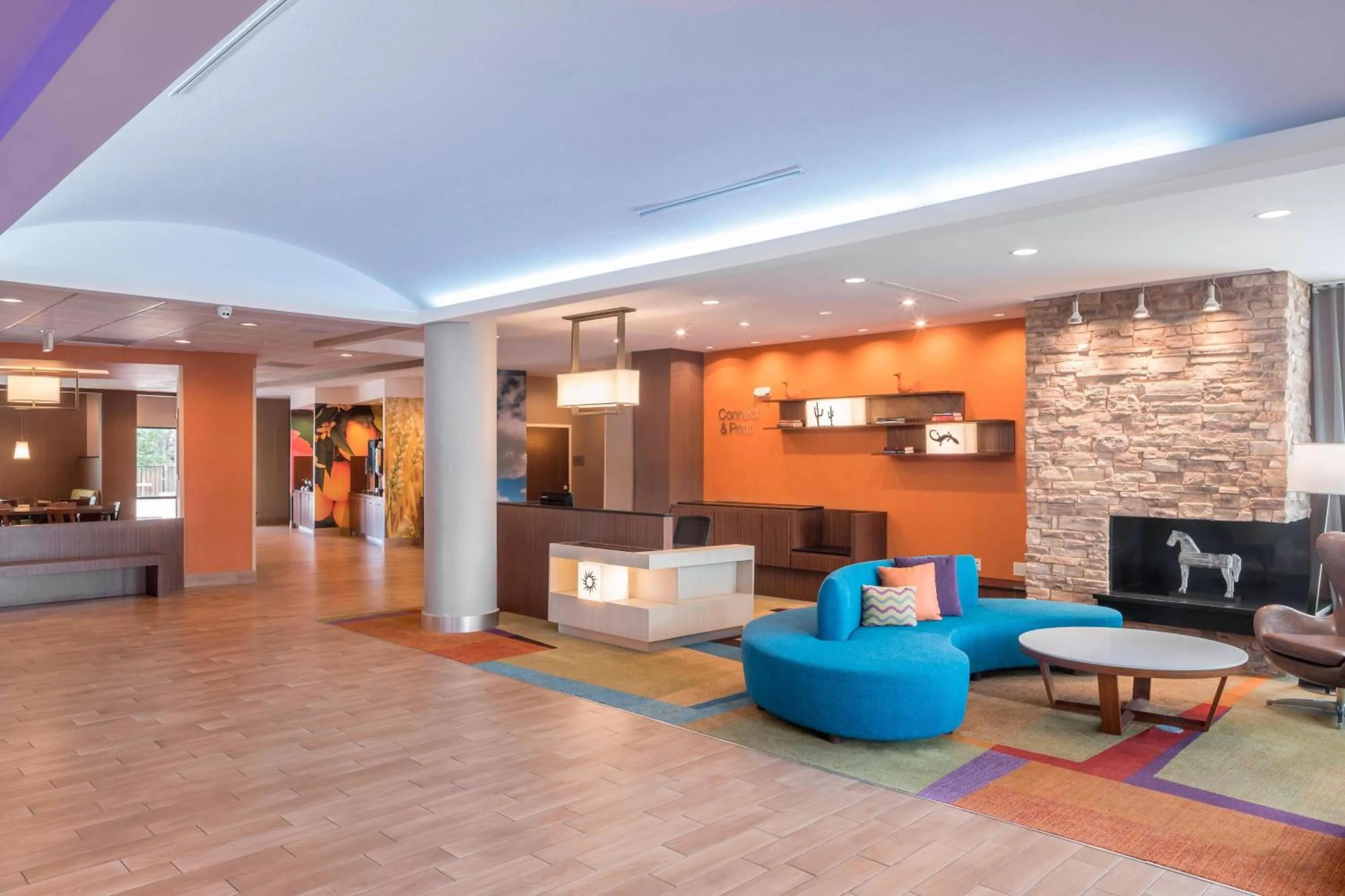 Lobby or reception in Fairfield Inn & Suites by Marriott Houston Pasadena