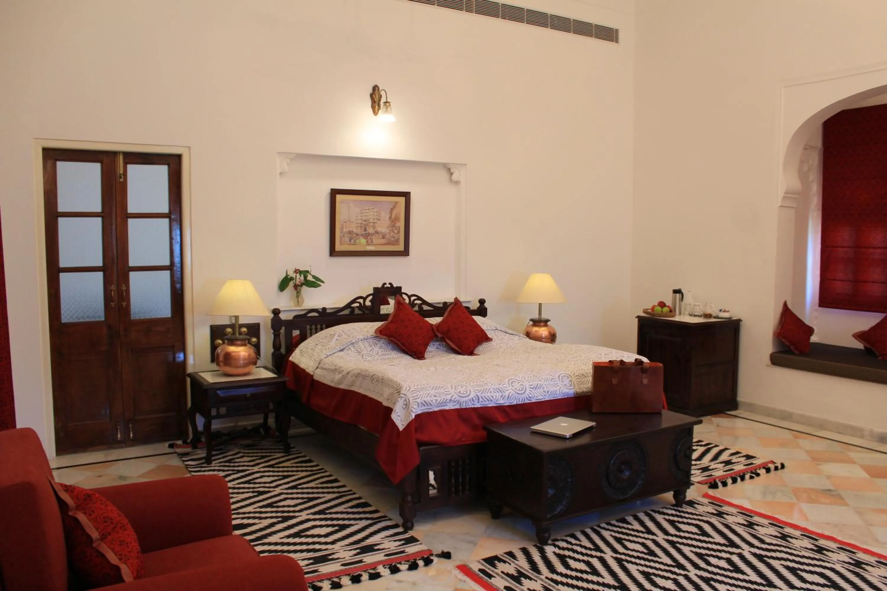 Photo of the whole room, Bed in Dev Shree Deogarh