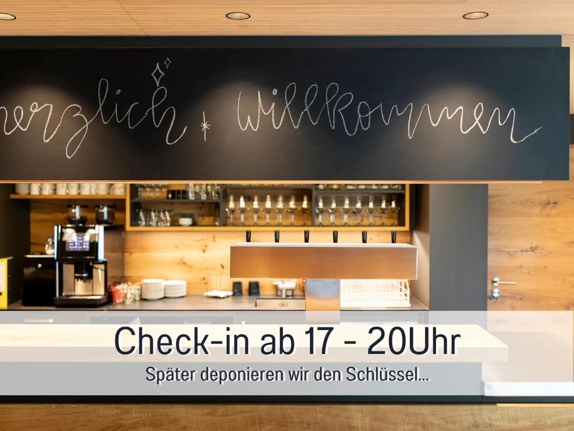 Text overlay in Landgasthof Linde - In ruhiger, ländlicher Umgebung