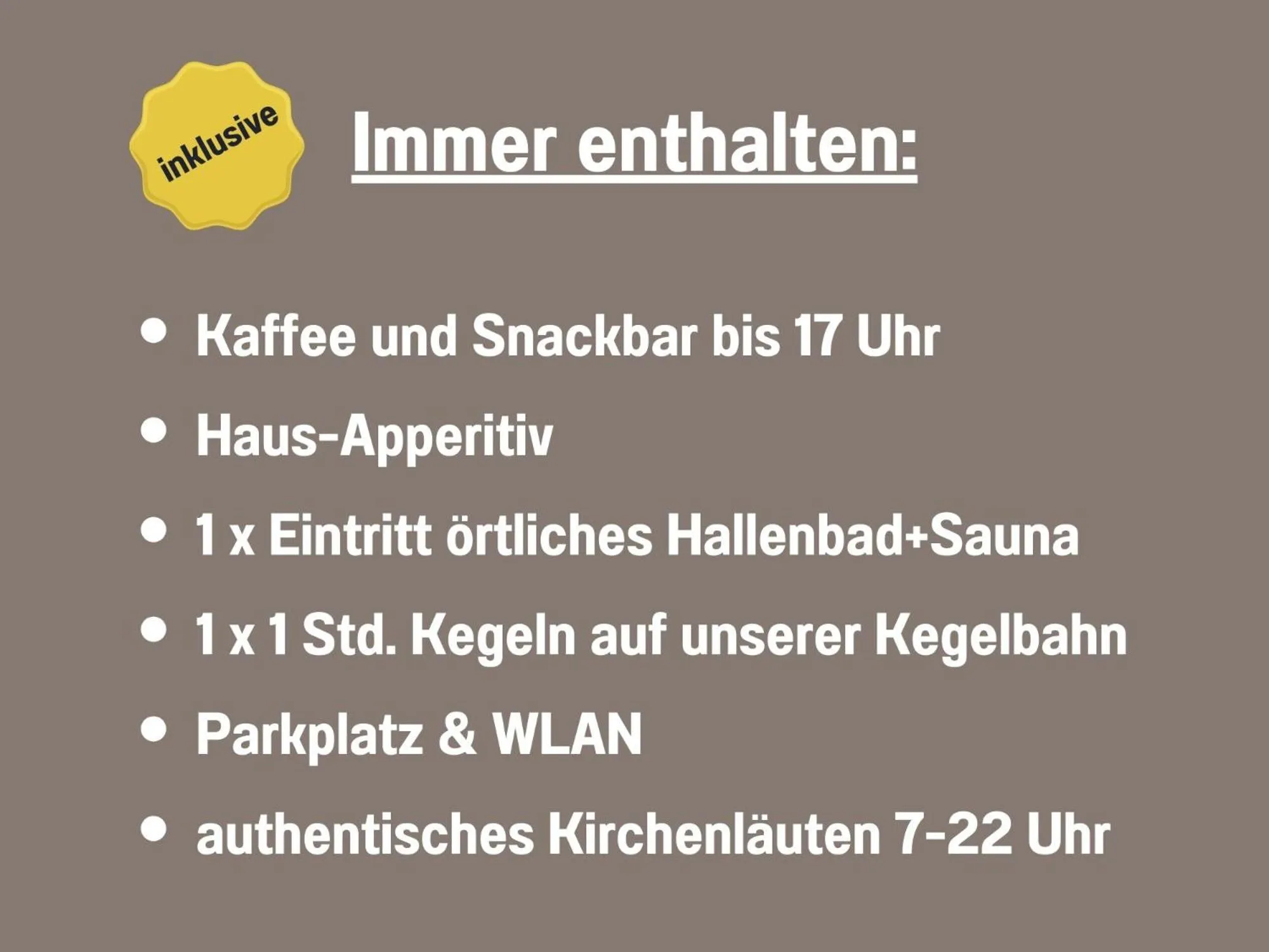 Text overlay in Landgasthof Linde - In ruhiger, ländlicher Umgebung