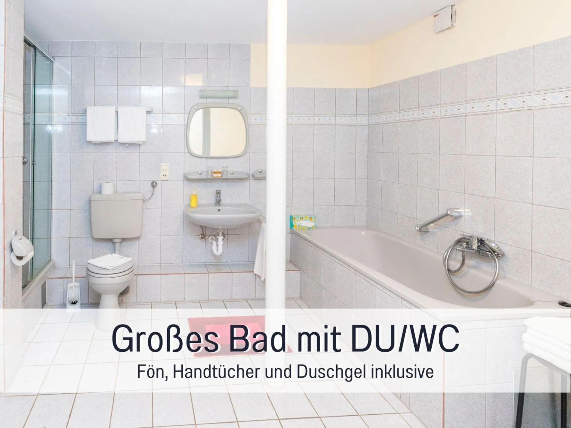 Bathroom in Landgasthof Linde - In ruhiger, ländlicher Umgebung