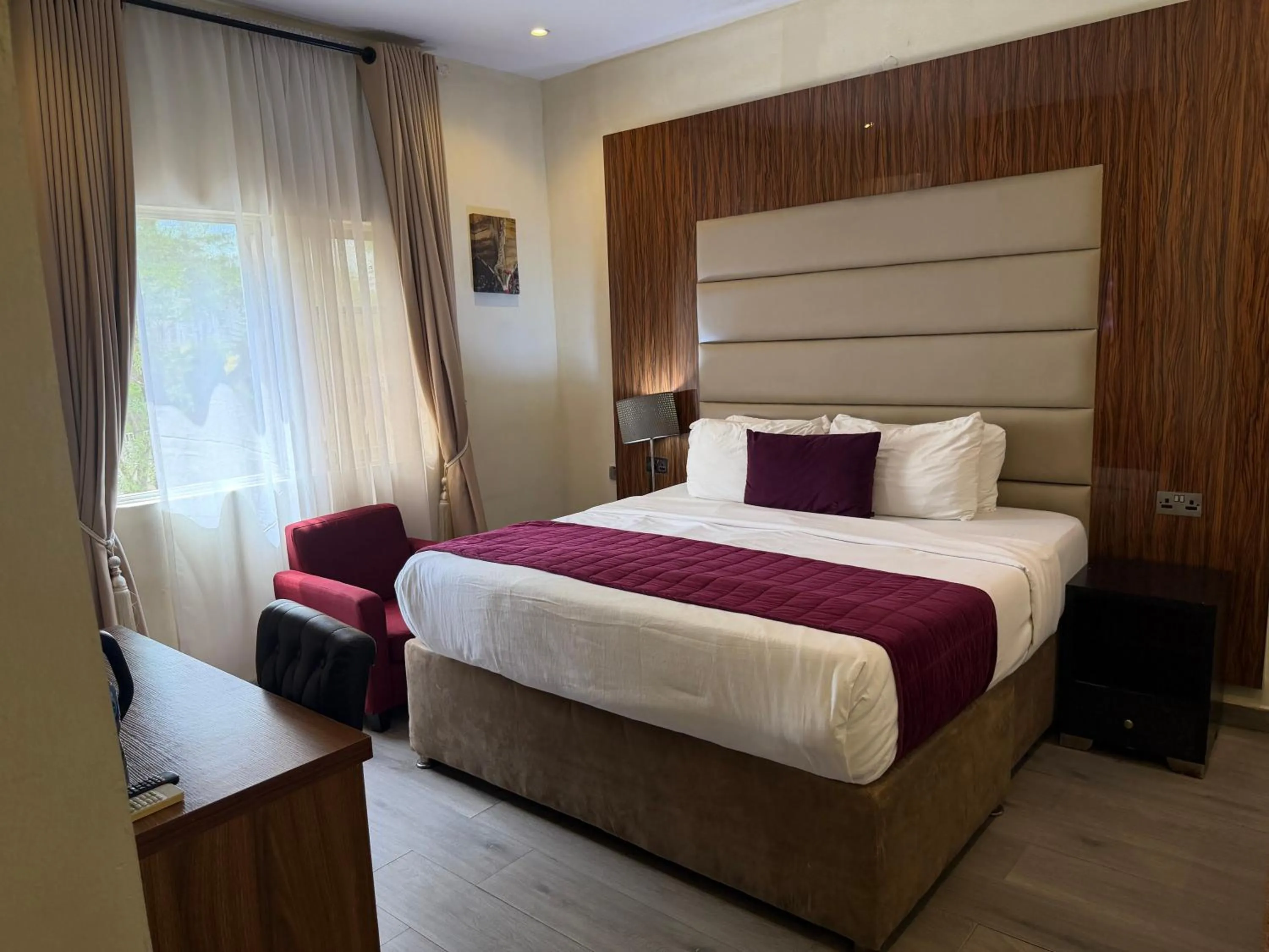 Bed in de brit hotel