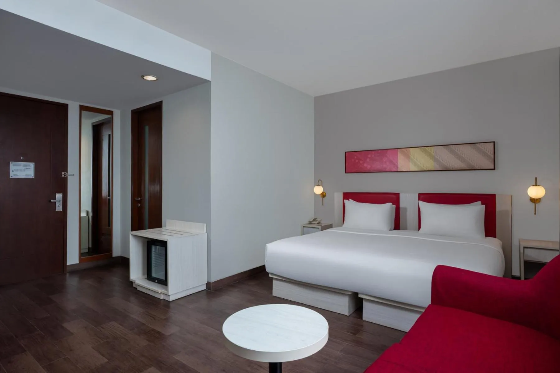 Bed in Amandaru Hotel Pekalongan