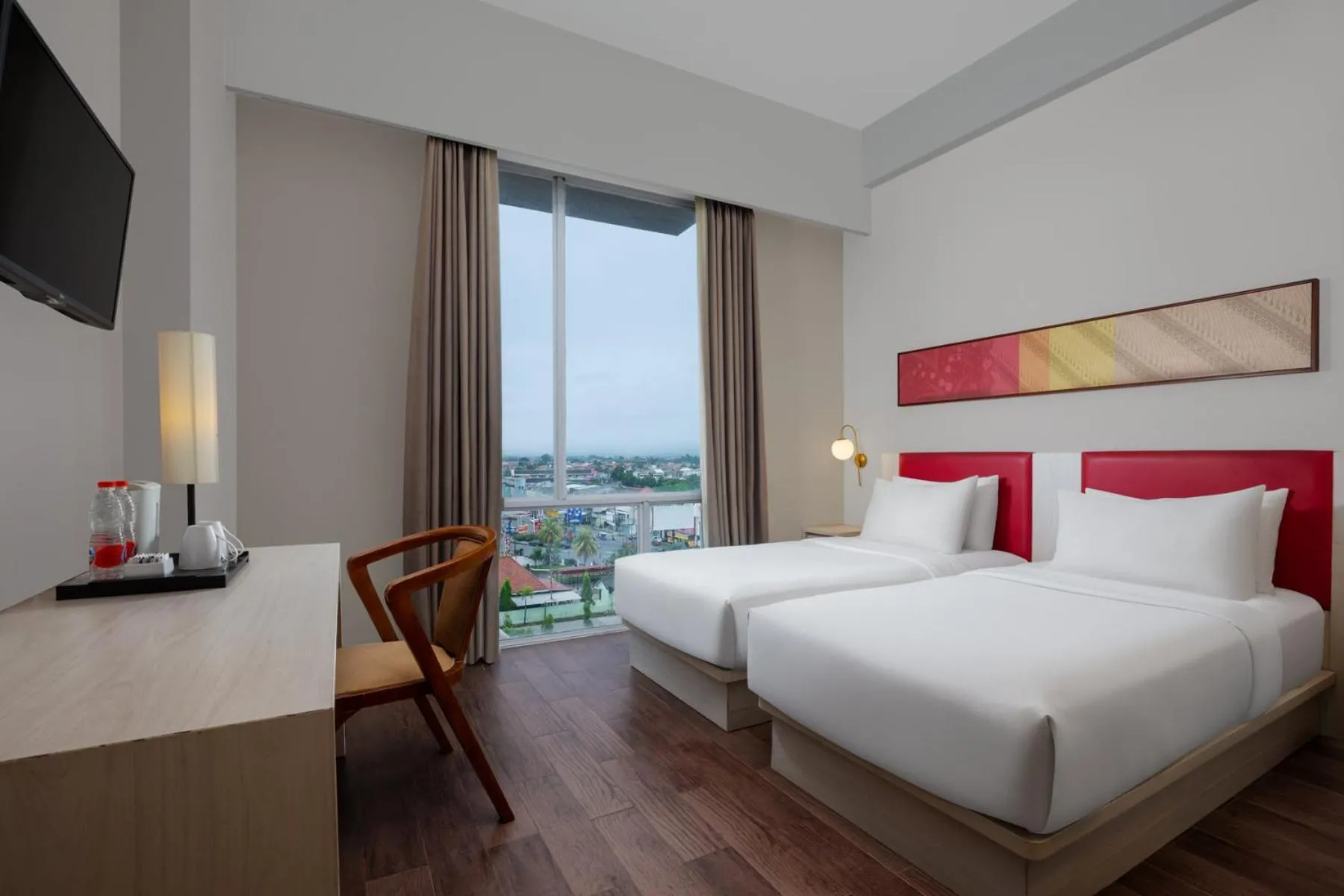 Bed in Amandaru Hotel Pekalongan