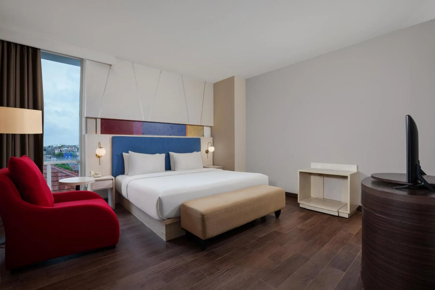 Bed in Amandaru Hotel Pekalongan