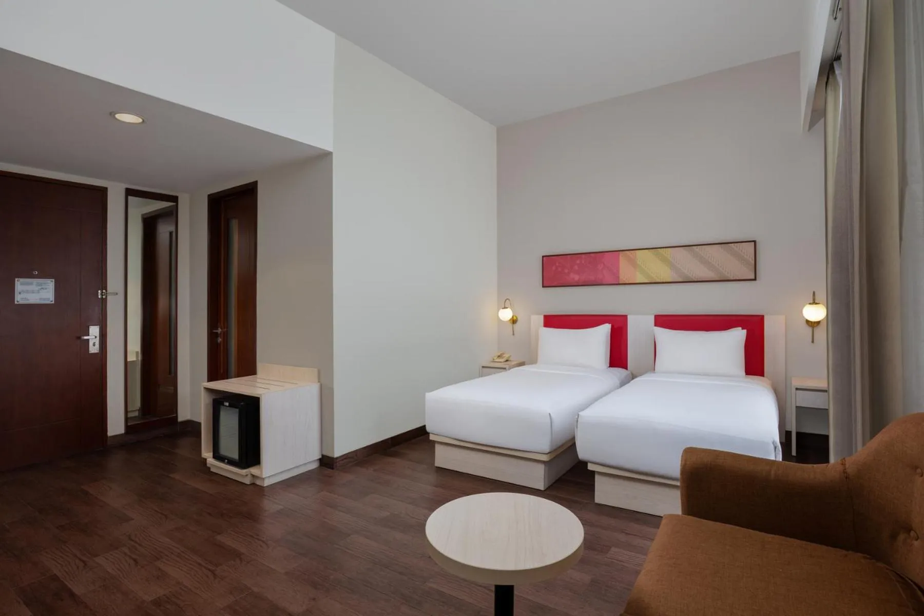 Bed in Amandaru Hotel Pekalongan