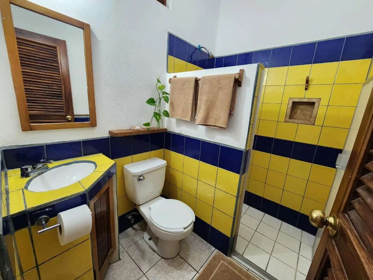 Shower in Hotel Buena Vista
