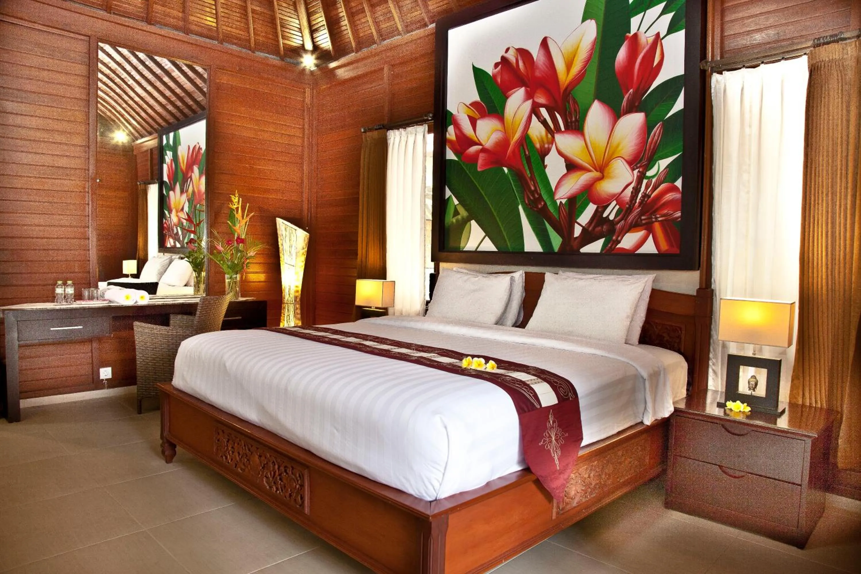 Bed in Jepun Bali Hotel