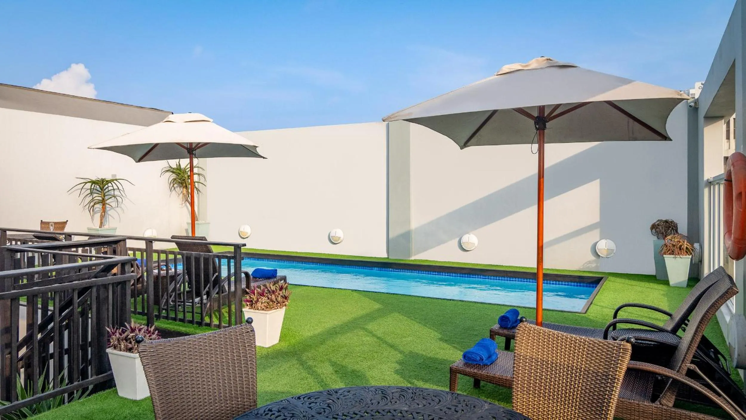 Pool view in The Edward