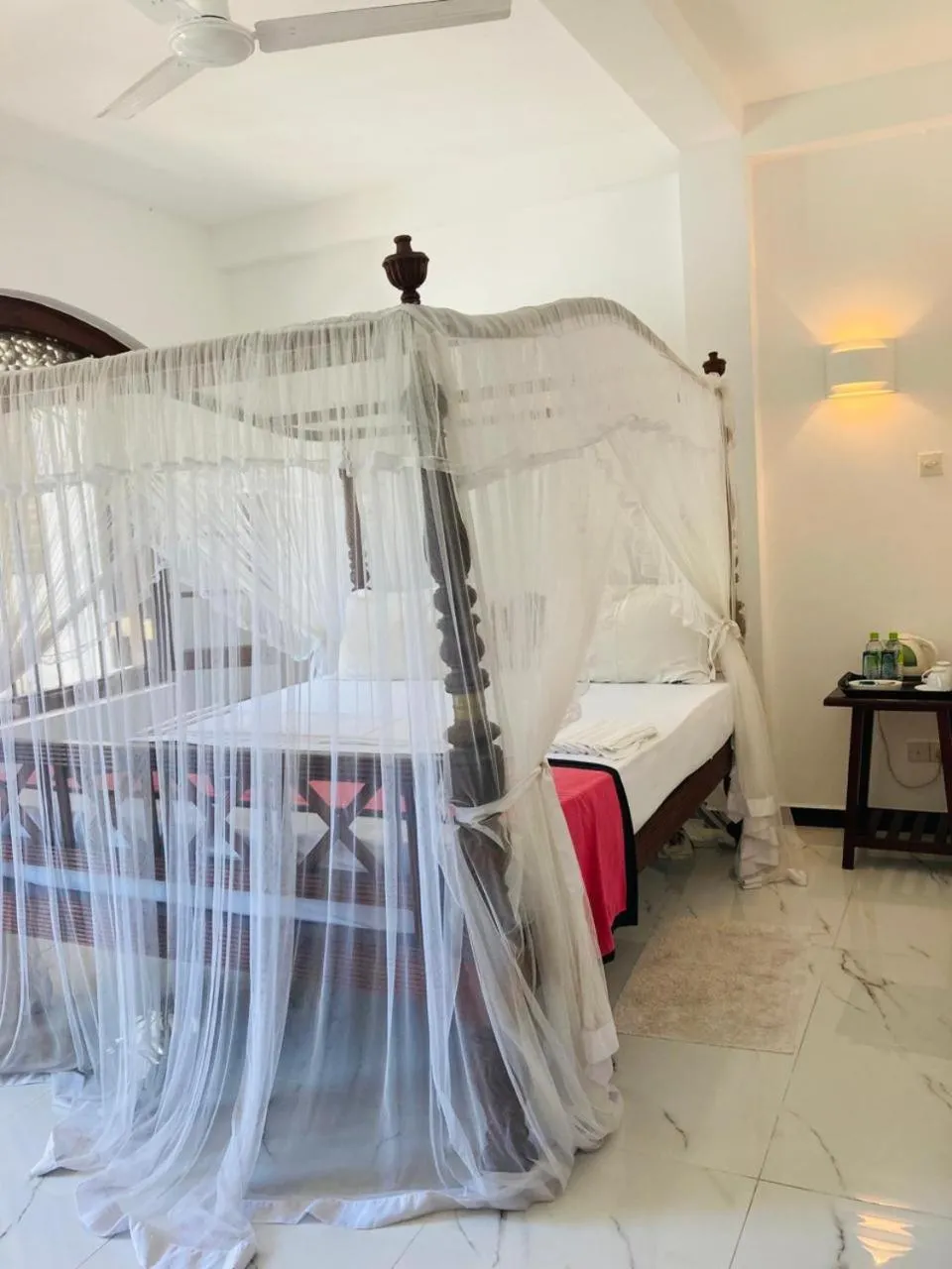 Bed in The Villa Hotel