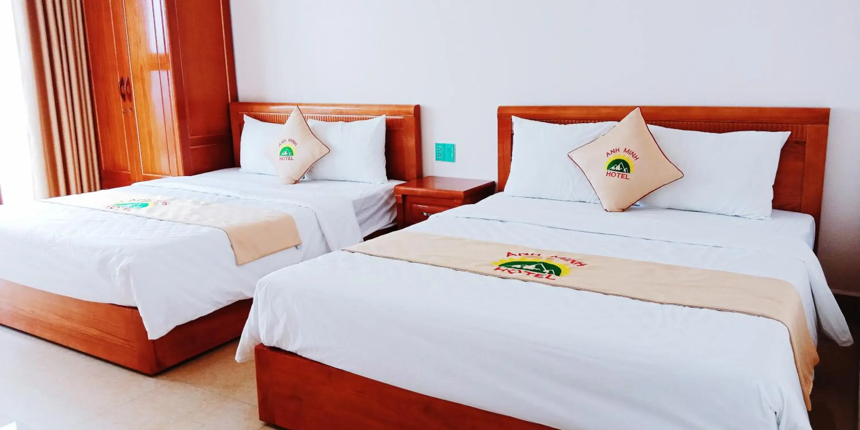 Bed in Anh Minh Hotel Bed in Anh Minh Hotel