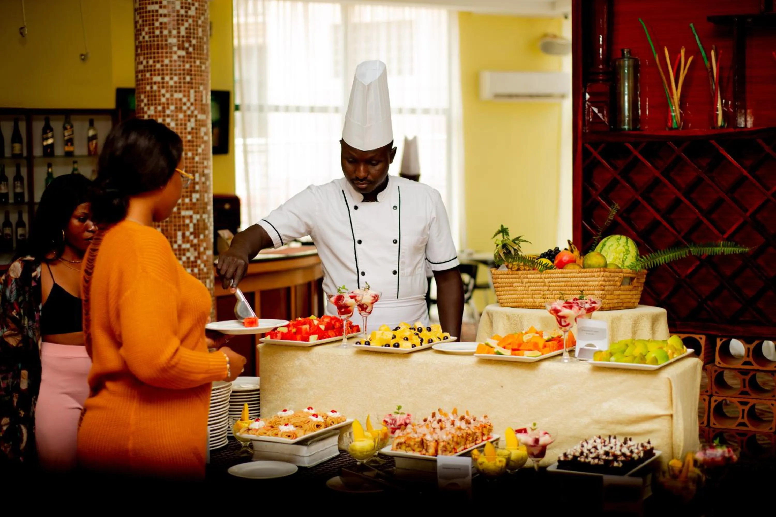 Breakfast in Gold Crest Hotel - Arusha
