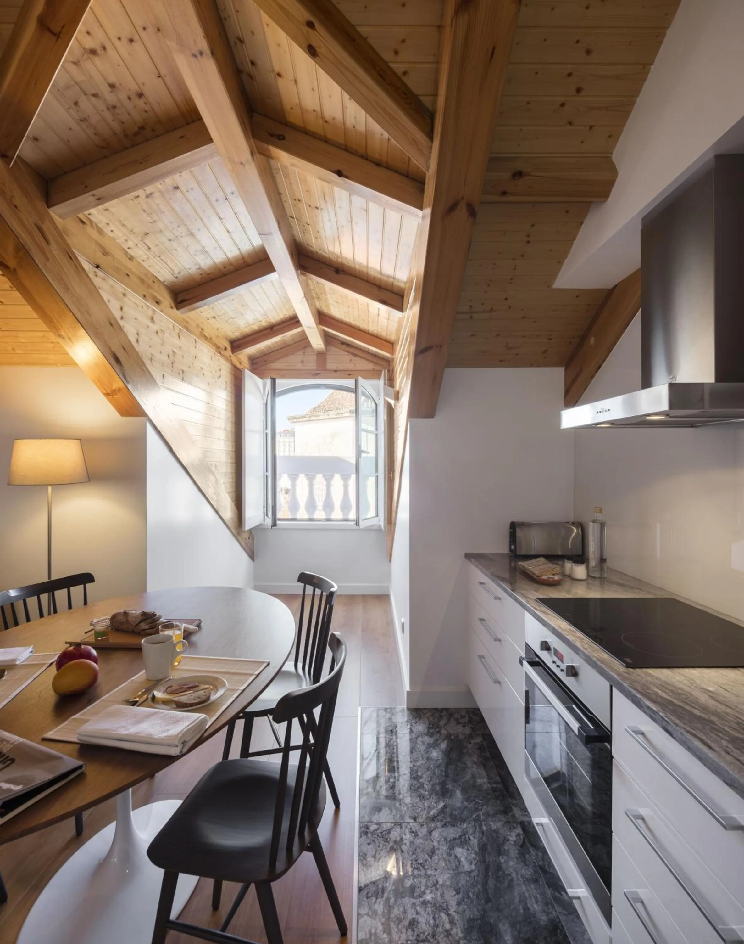 Kitchen or kitchenette in Lisbon Serviced Apartments - Baixa Castelo
