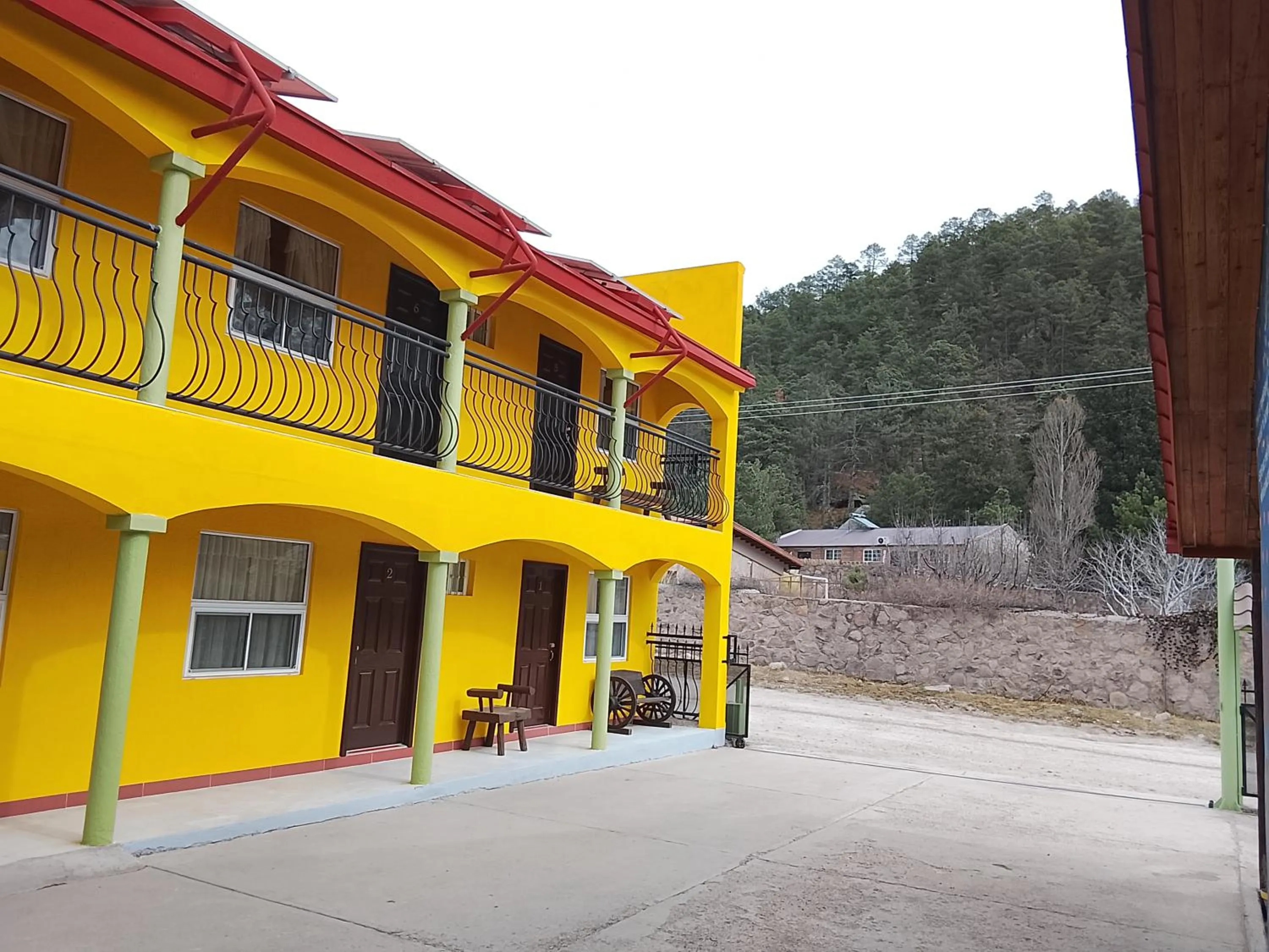 Property building in Hotel Ecológico Temazcal
