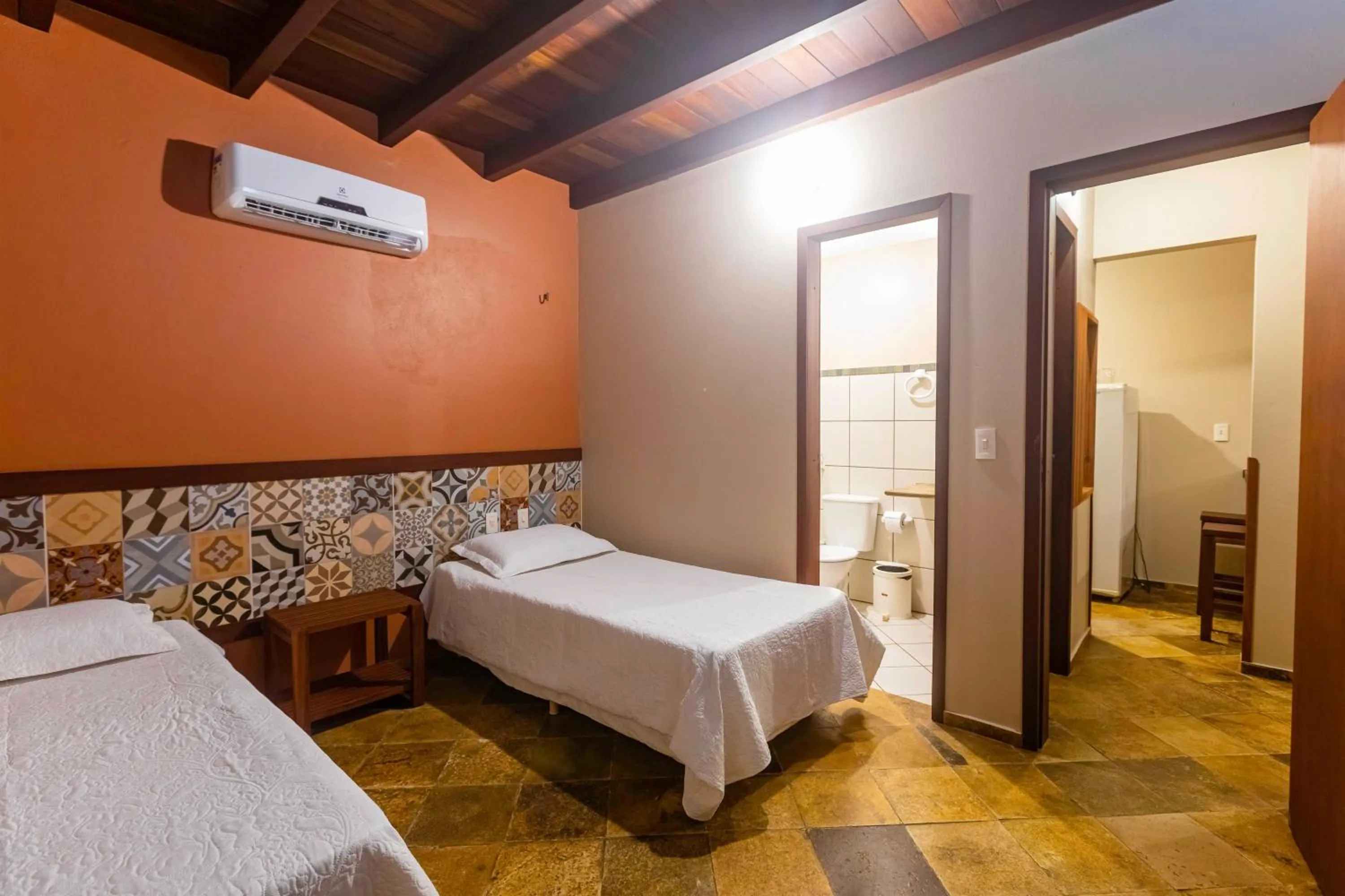 Bedroom, Bed in Sombra do Coqueiro Villas - 150m da Praia