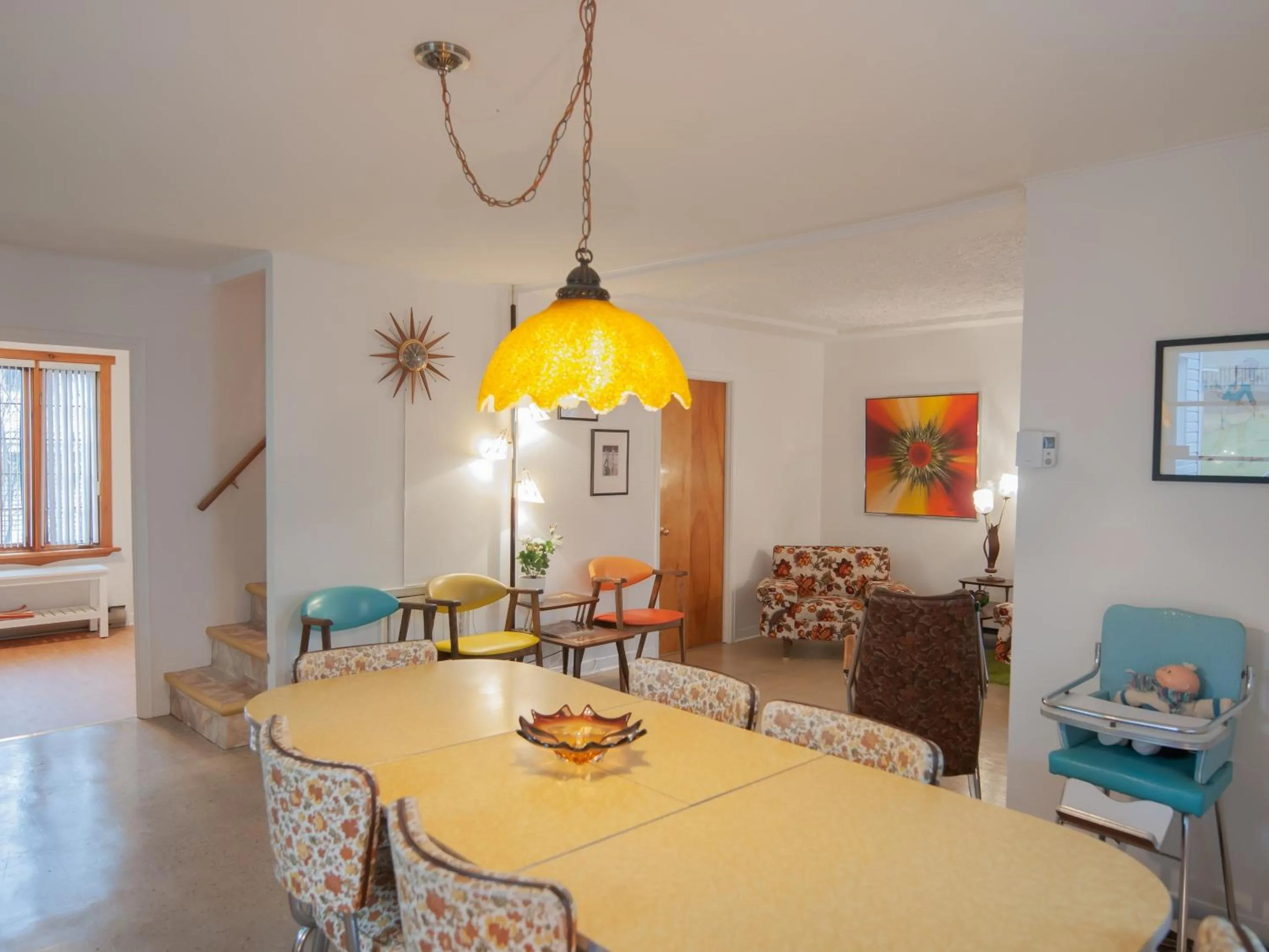 Living room in La Maison Gagnon