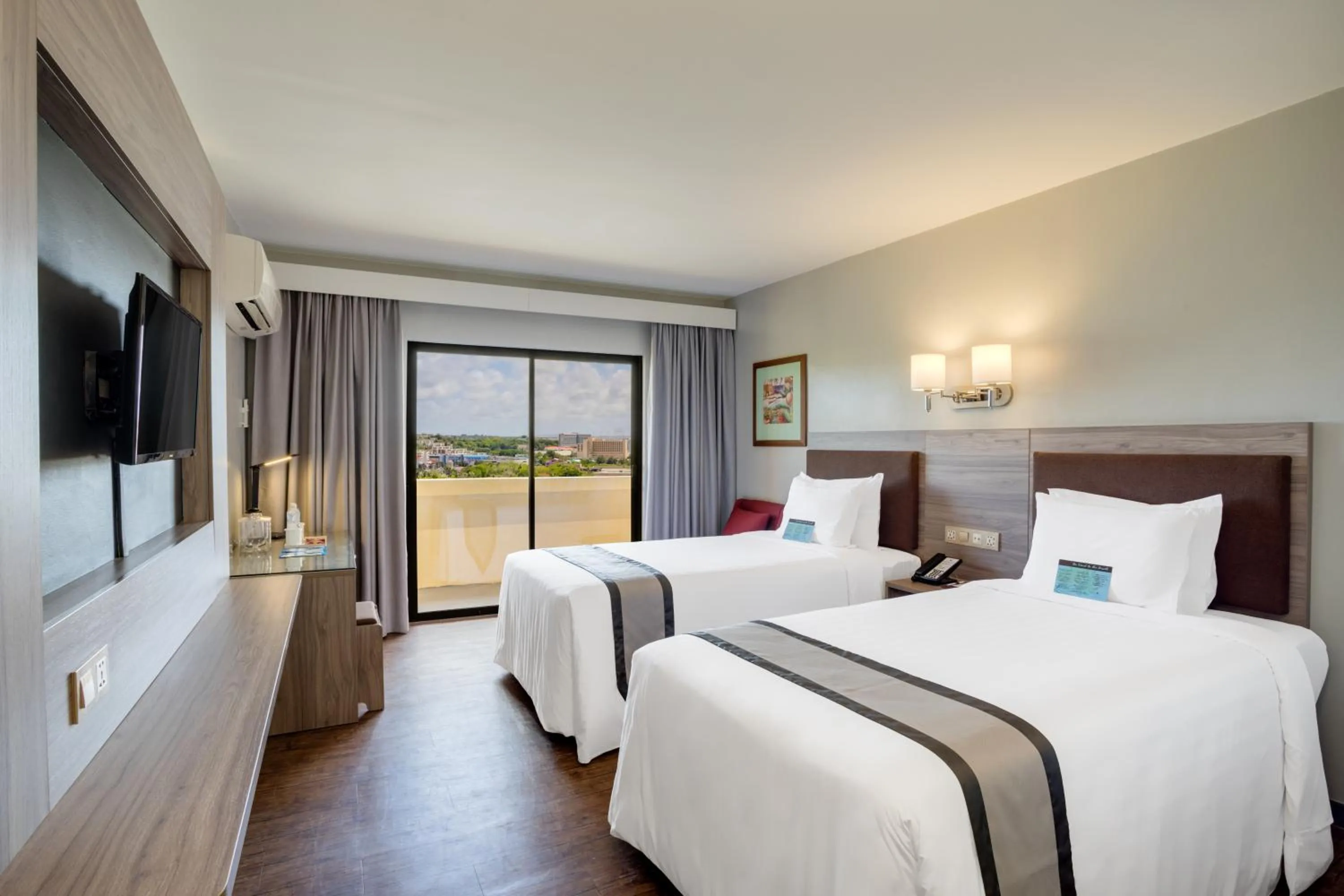 Bed in Guam Plaza Resort