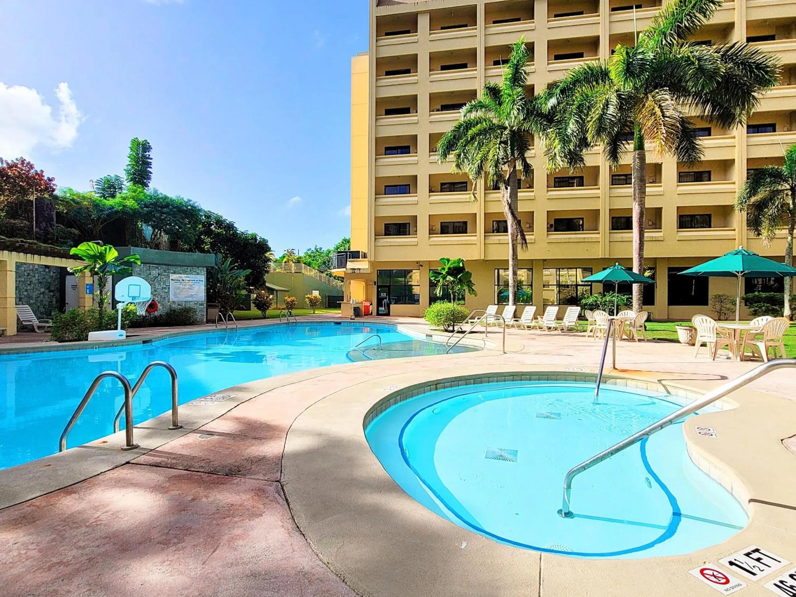 Swimming pool in Guam Plaza Resort