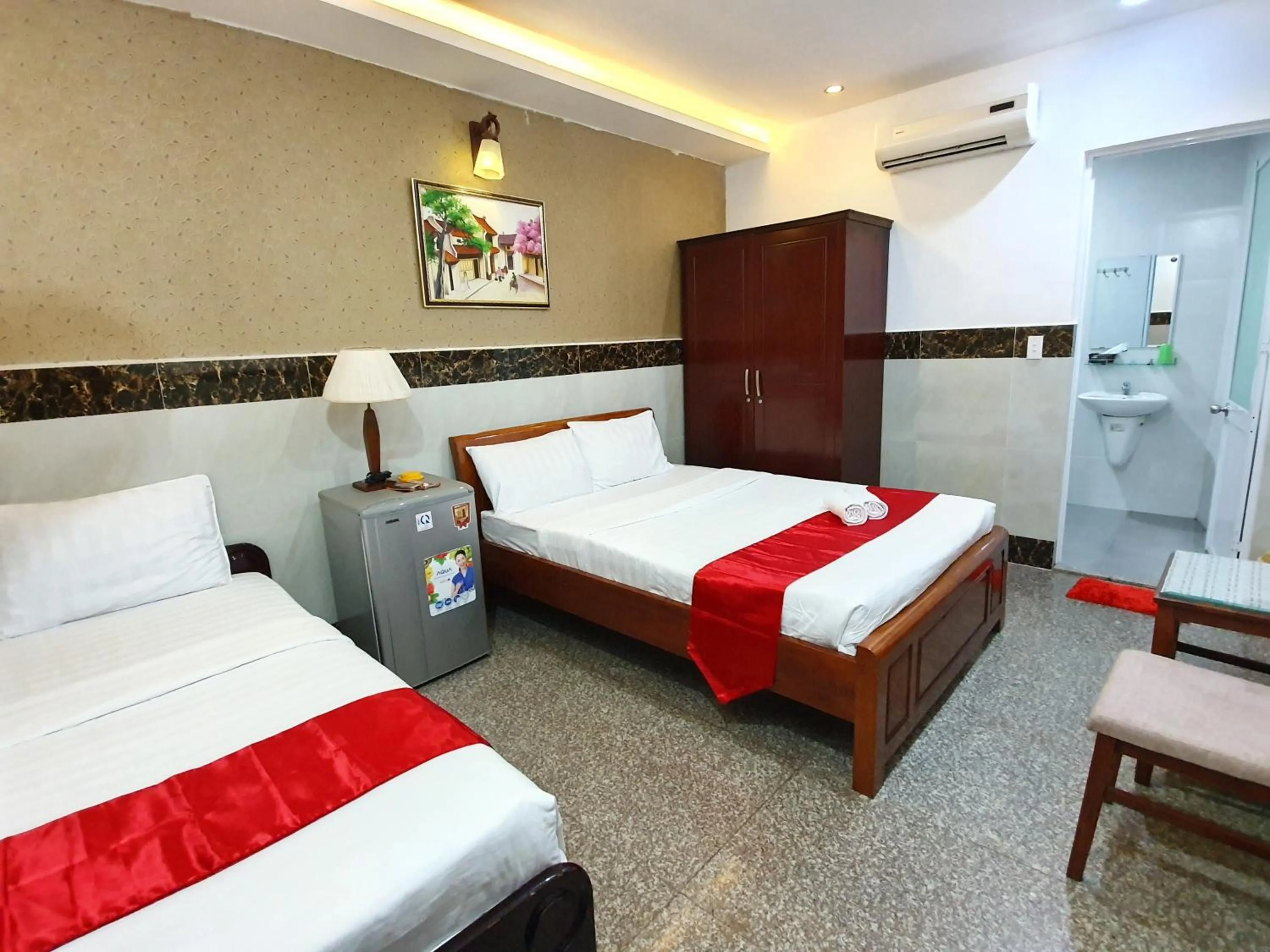Bed in Truong Giang Hotel