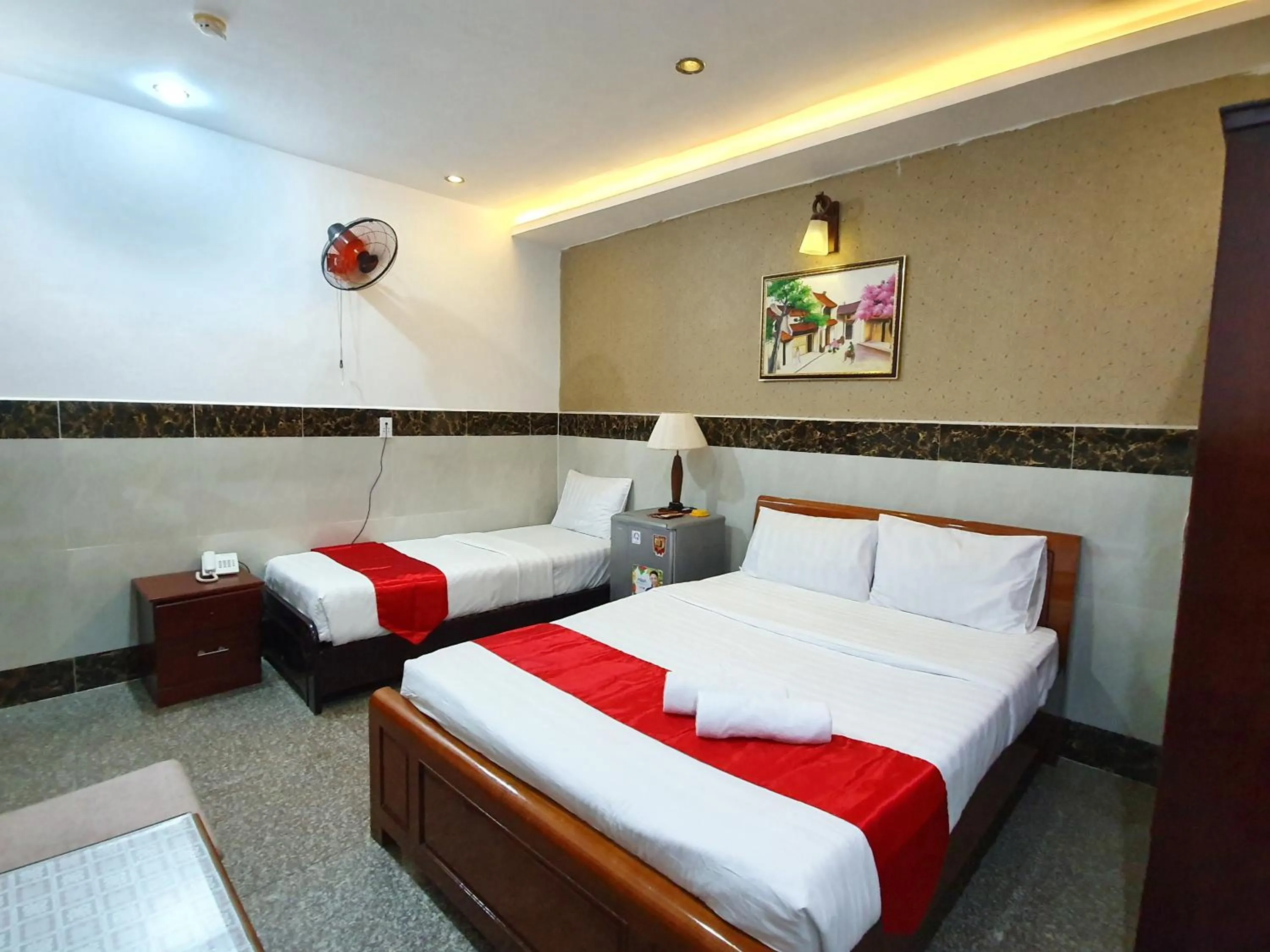 Bed in Truong Giang Hotel