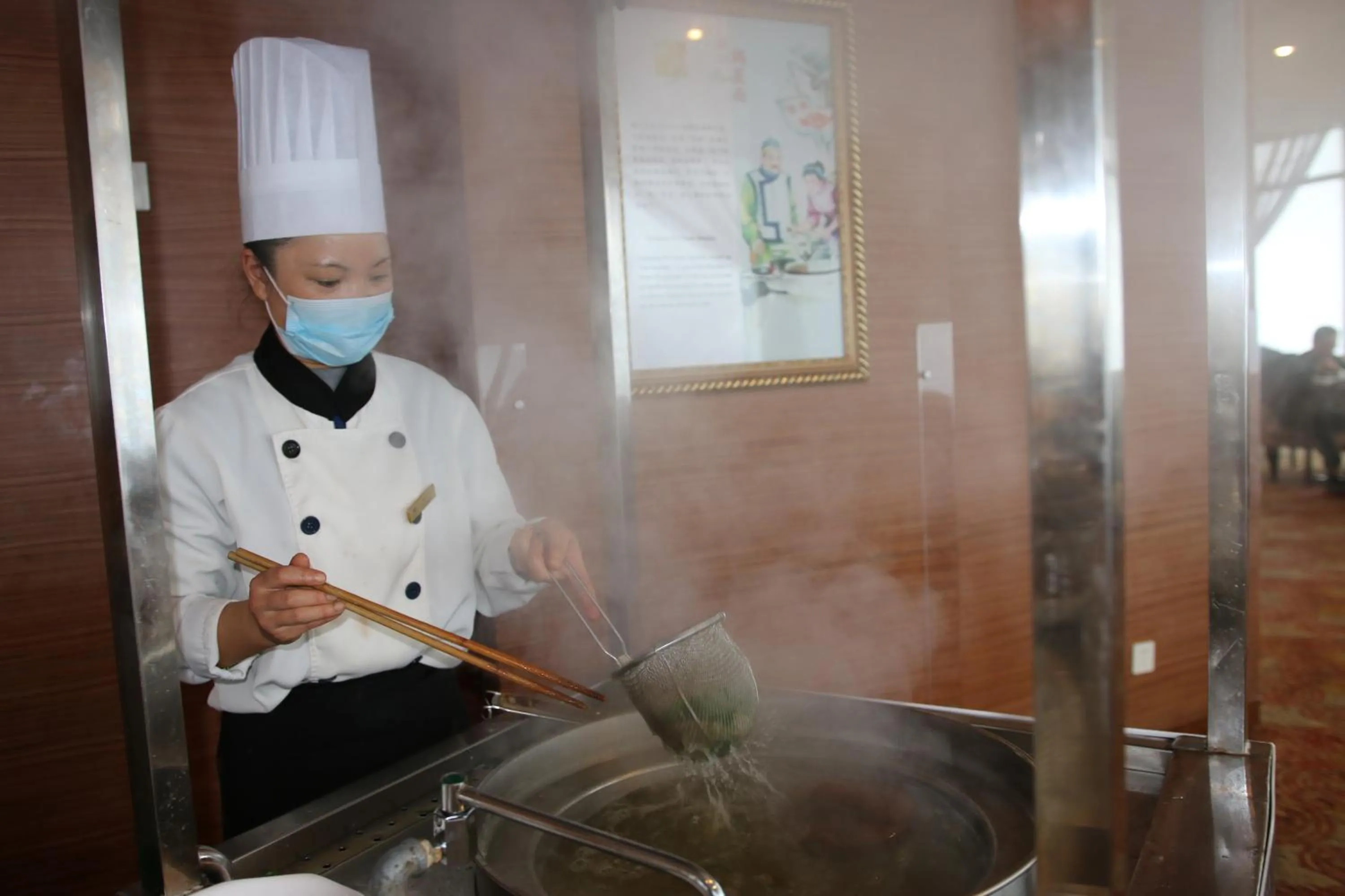 Buffet breakfast in Landison Plaza International Hotel