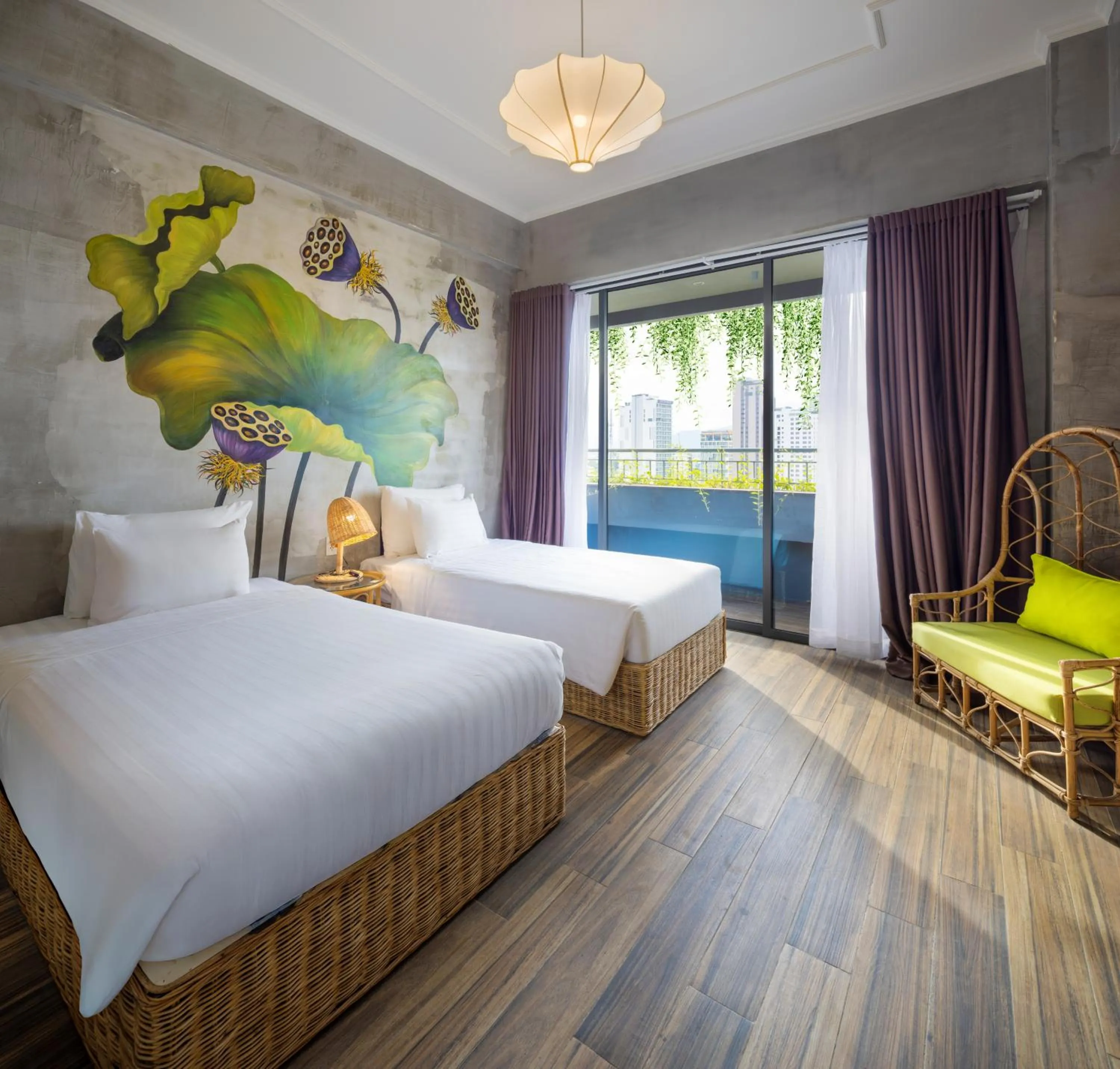 Photo of the whole room, Bed in MissBamboo Hotel Nha Trang