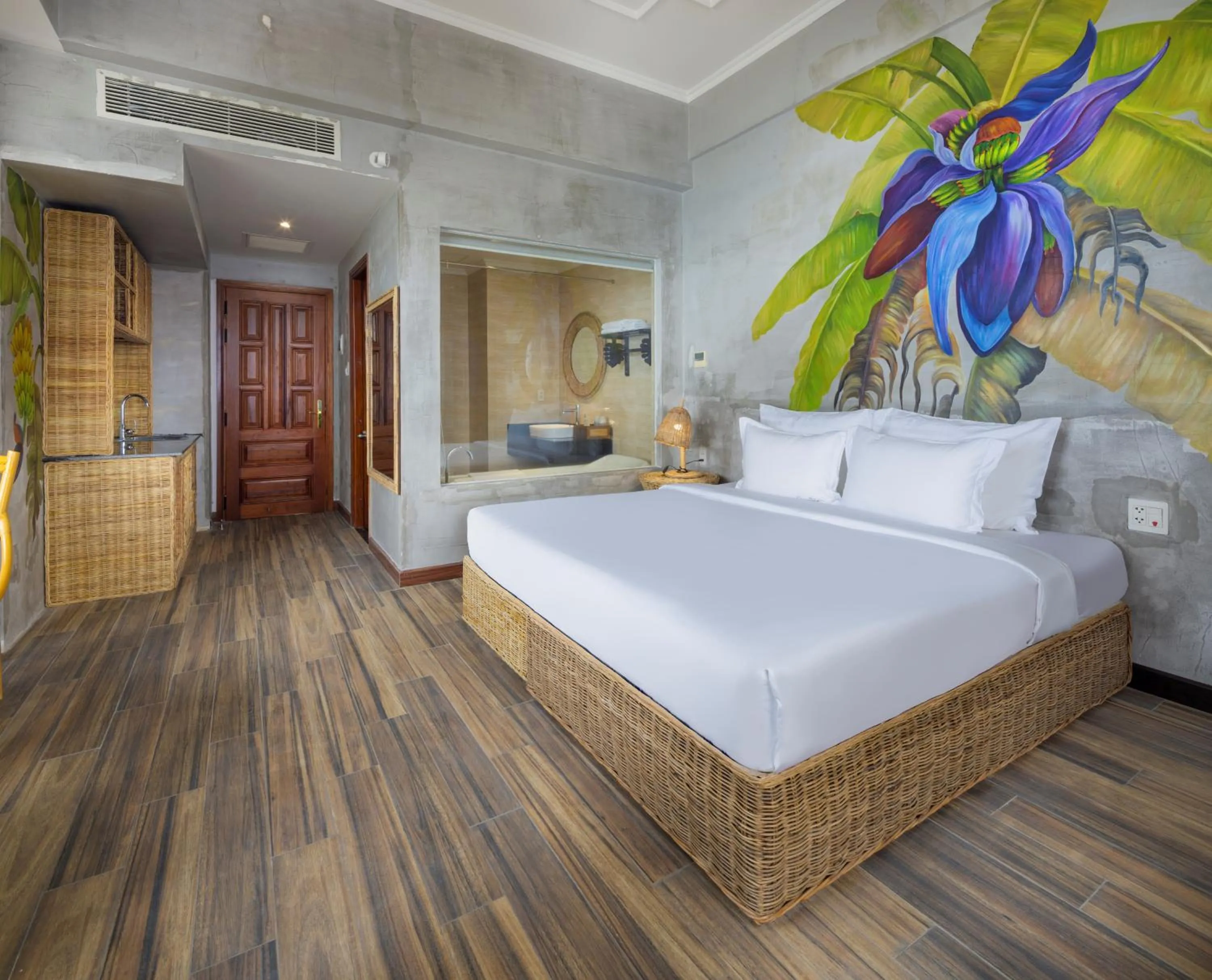 Bed in MissBamboo Hotel Nha Trang