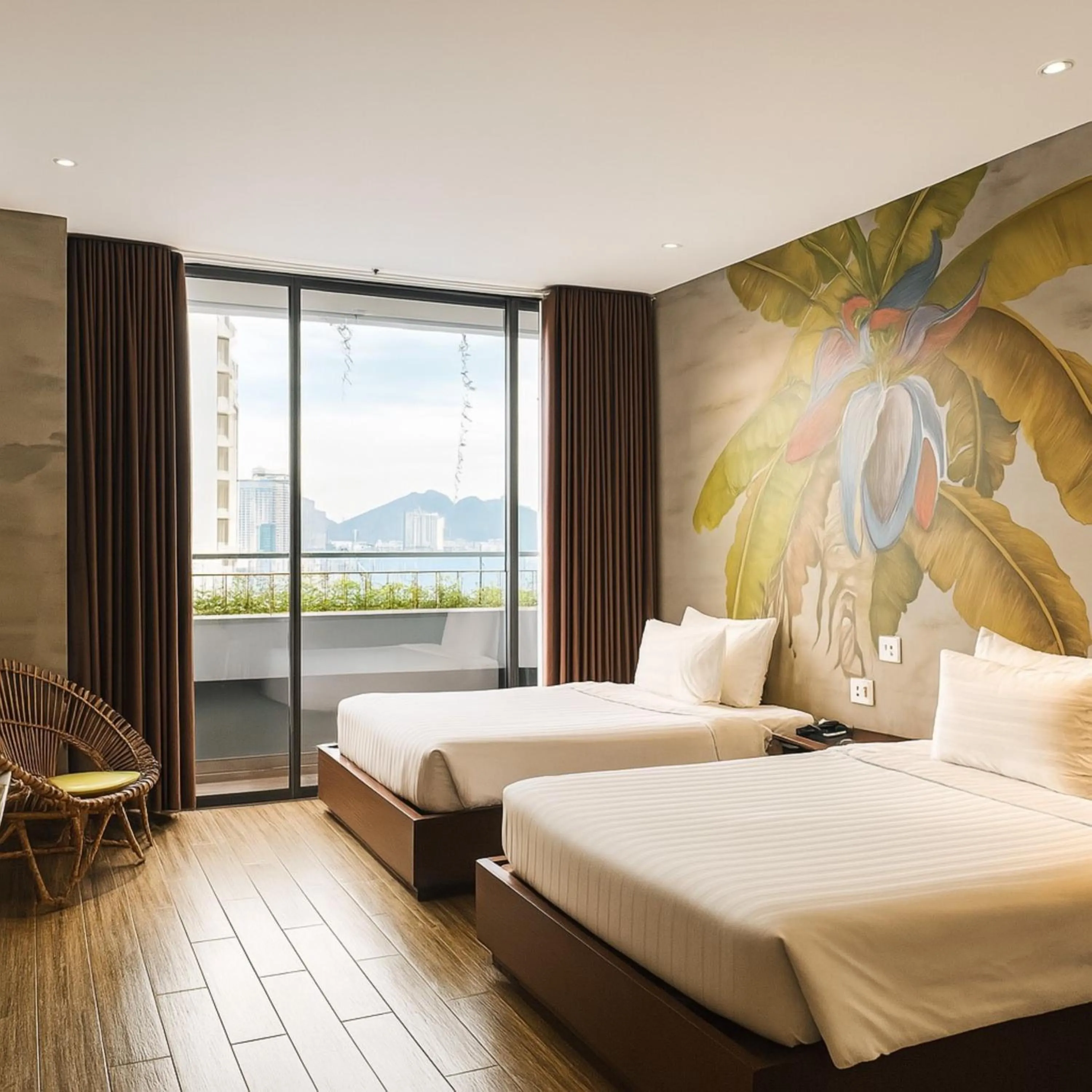 Bed in MissBamboo Hotel Nha Trang