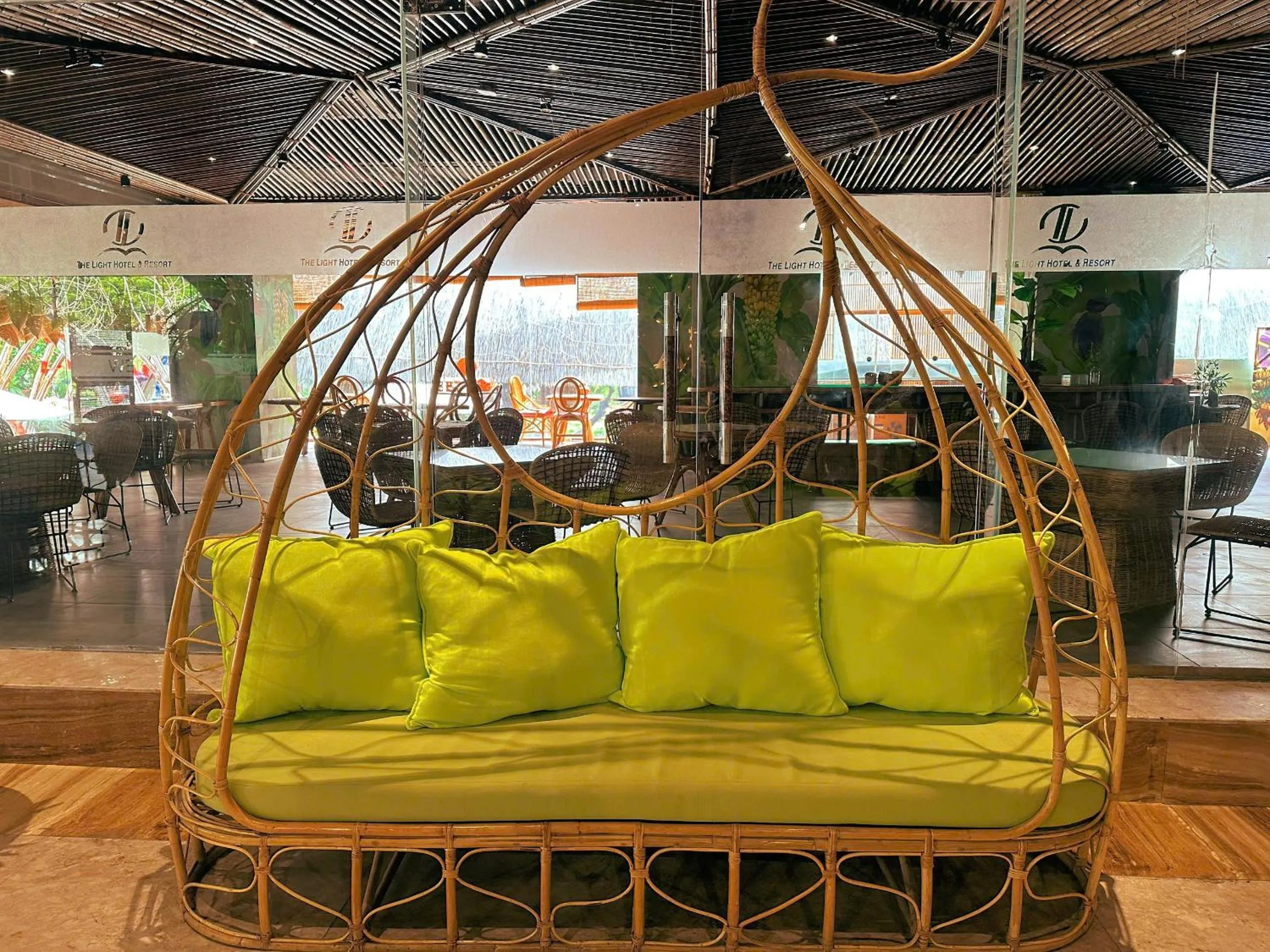 Seating area in MissBamboo Hotel Nha Trang