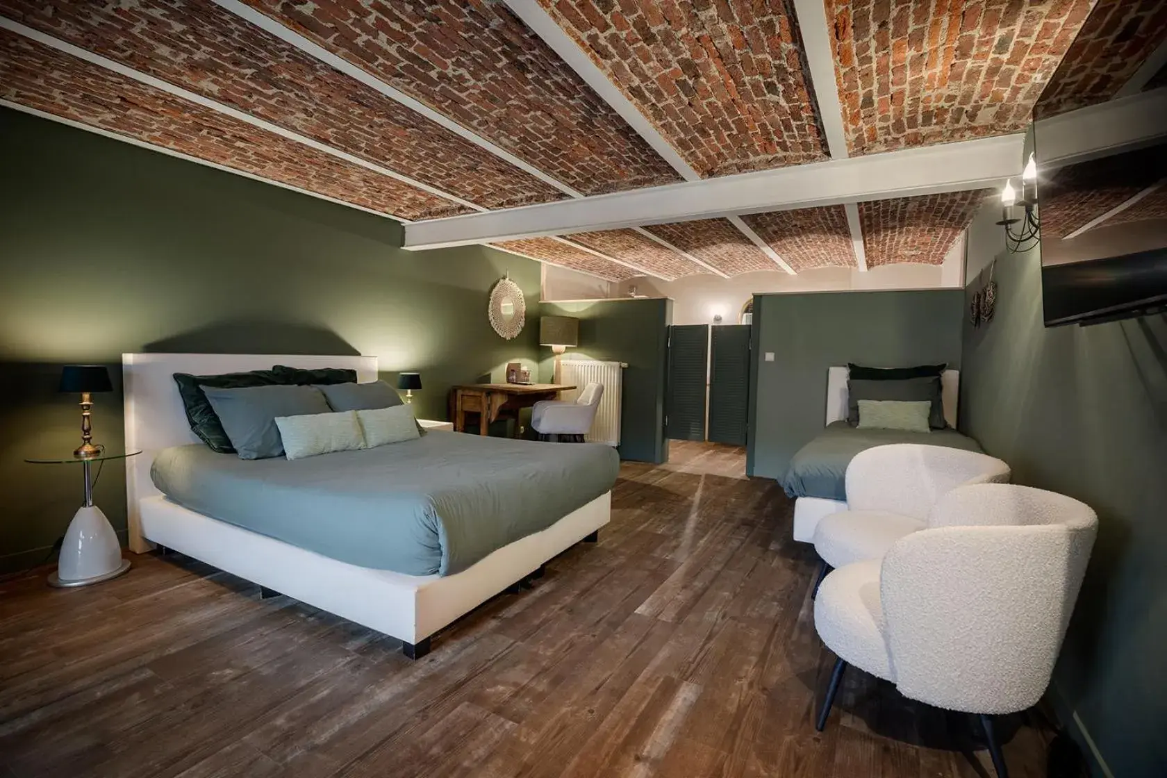 Triple Room with Private Bathroom in Casa Cava B&B Triple Room with Private Bathroom in Casa Cava B&B