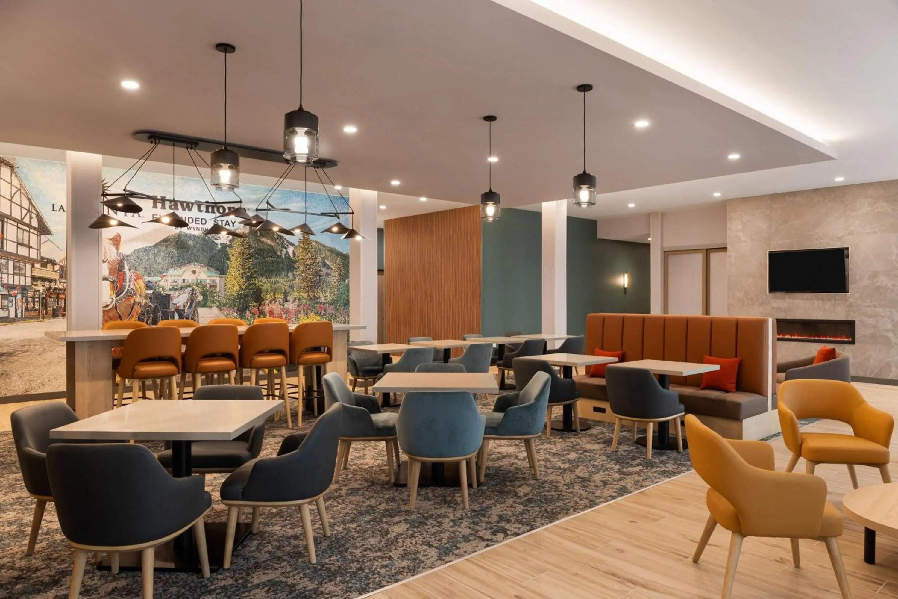 Breakfast in Hawthorn Extended Stay by Wyndham Leavenworth