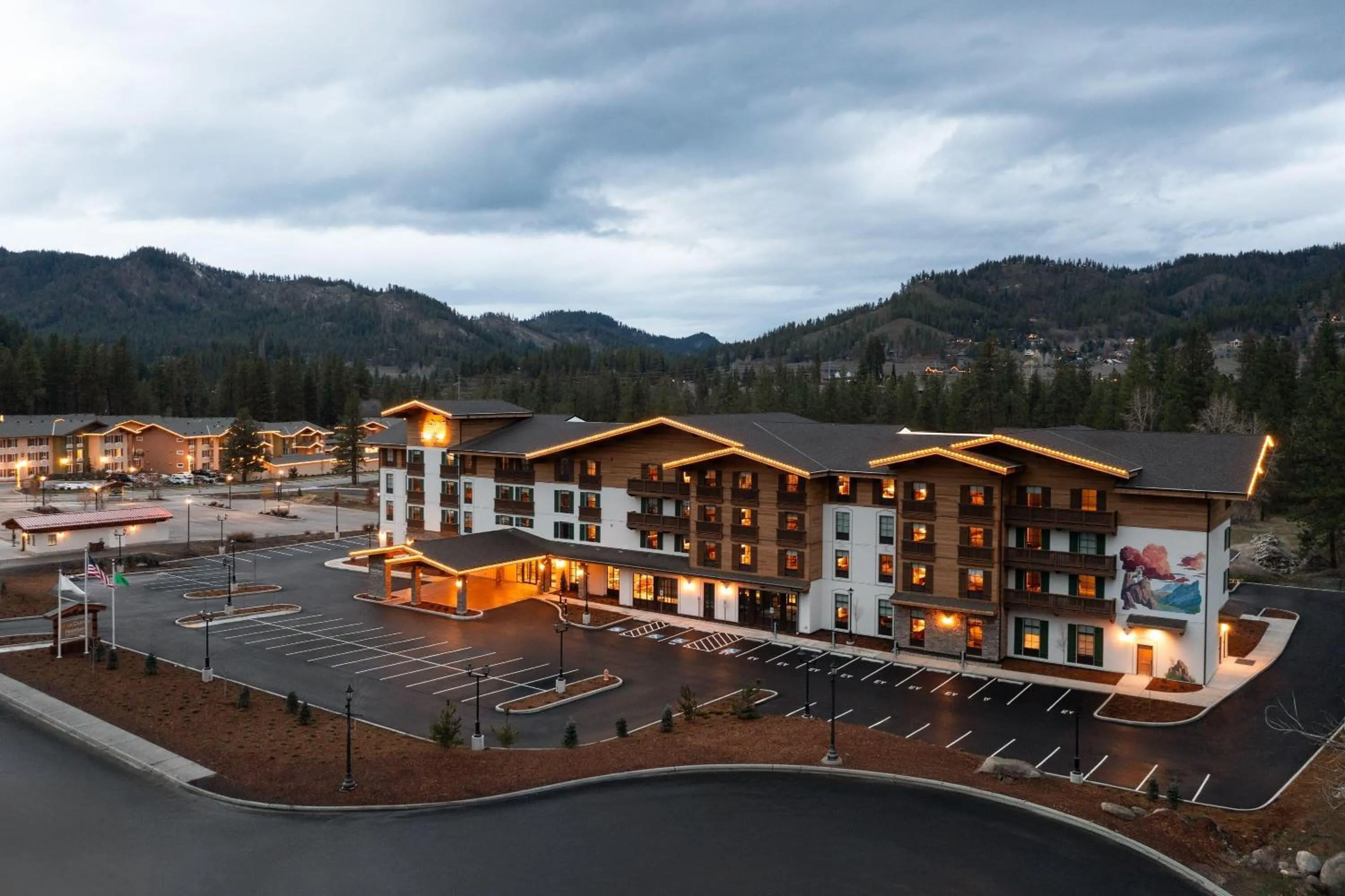 Property building in Hawthorn Extended Stay by Wyndham Leavenworth