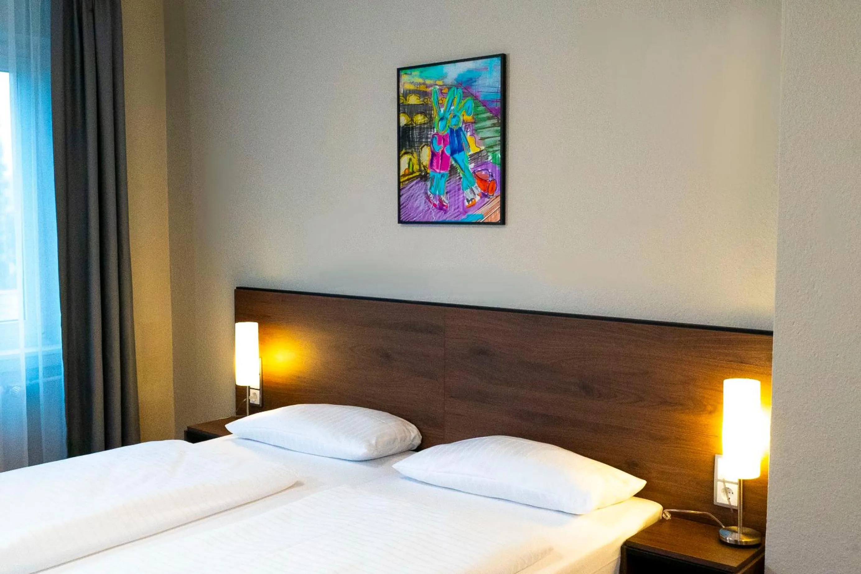 Photo of the whole room, Bed in Fair Hotel Europaallee