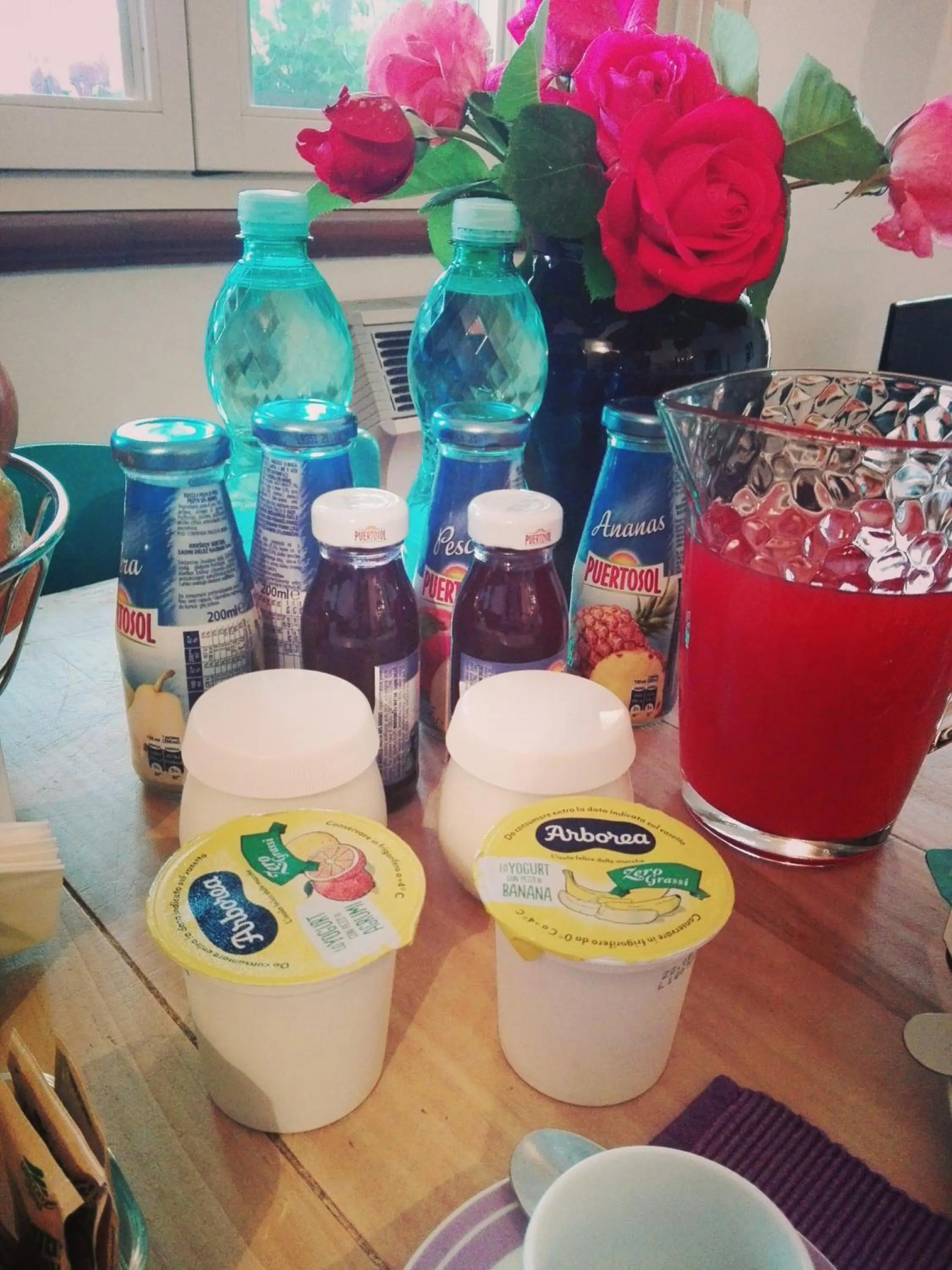 Food and drinks in B&B Salighes